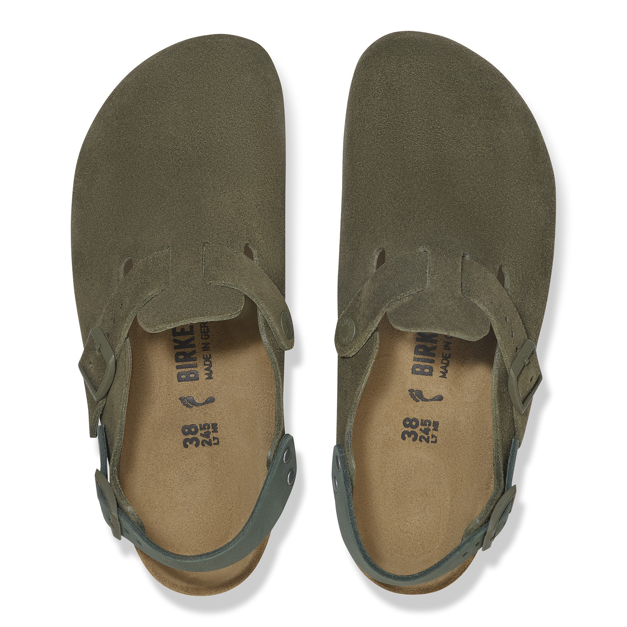 Birkenstock Tokio Suede Leather – Green / Thyme - view 2