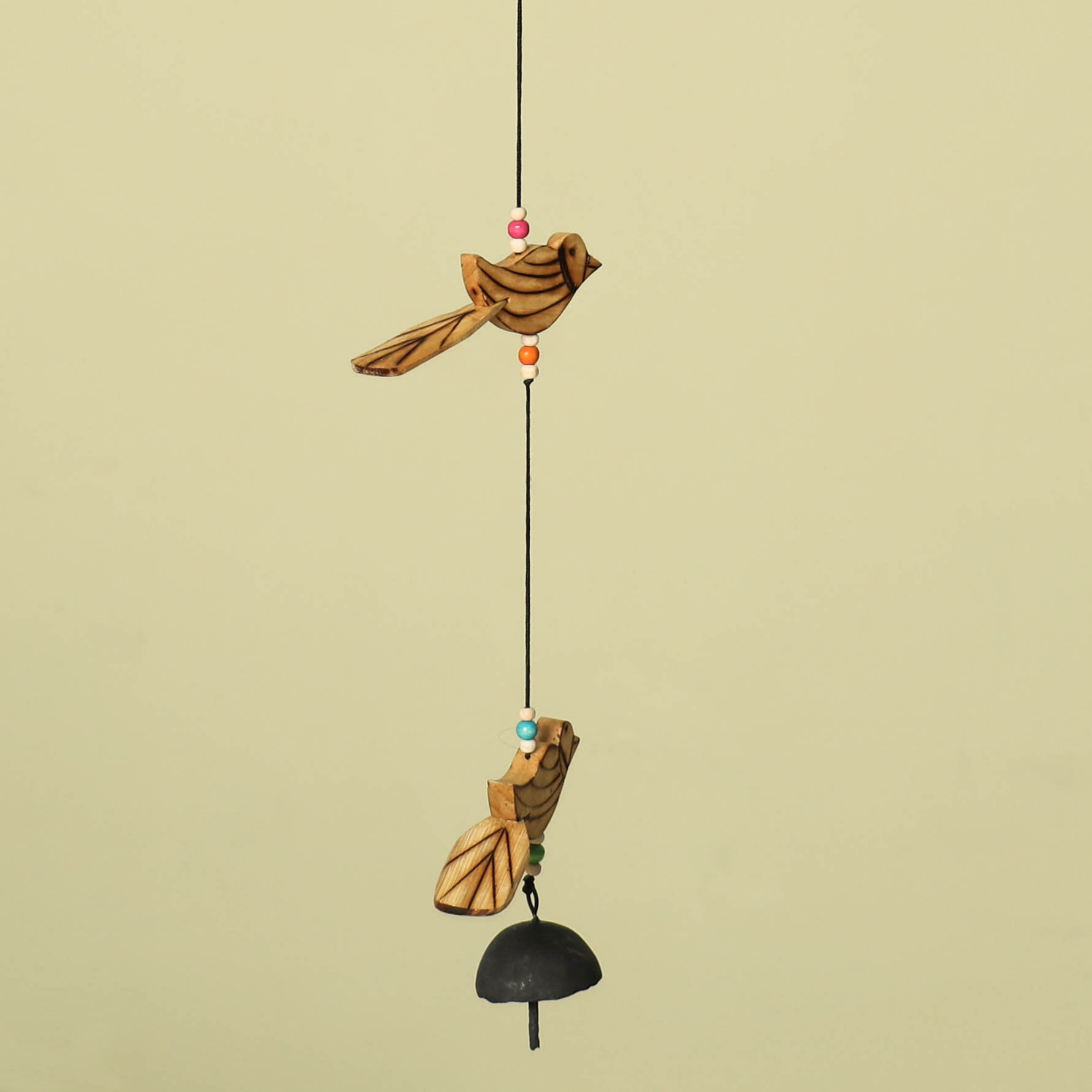 ITOKRI CRAFTS INITIATIVE Bird - Hand Carved Khamhar Wood Hanging - view 2