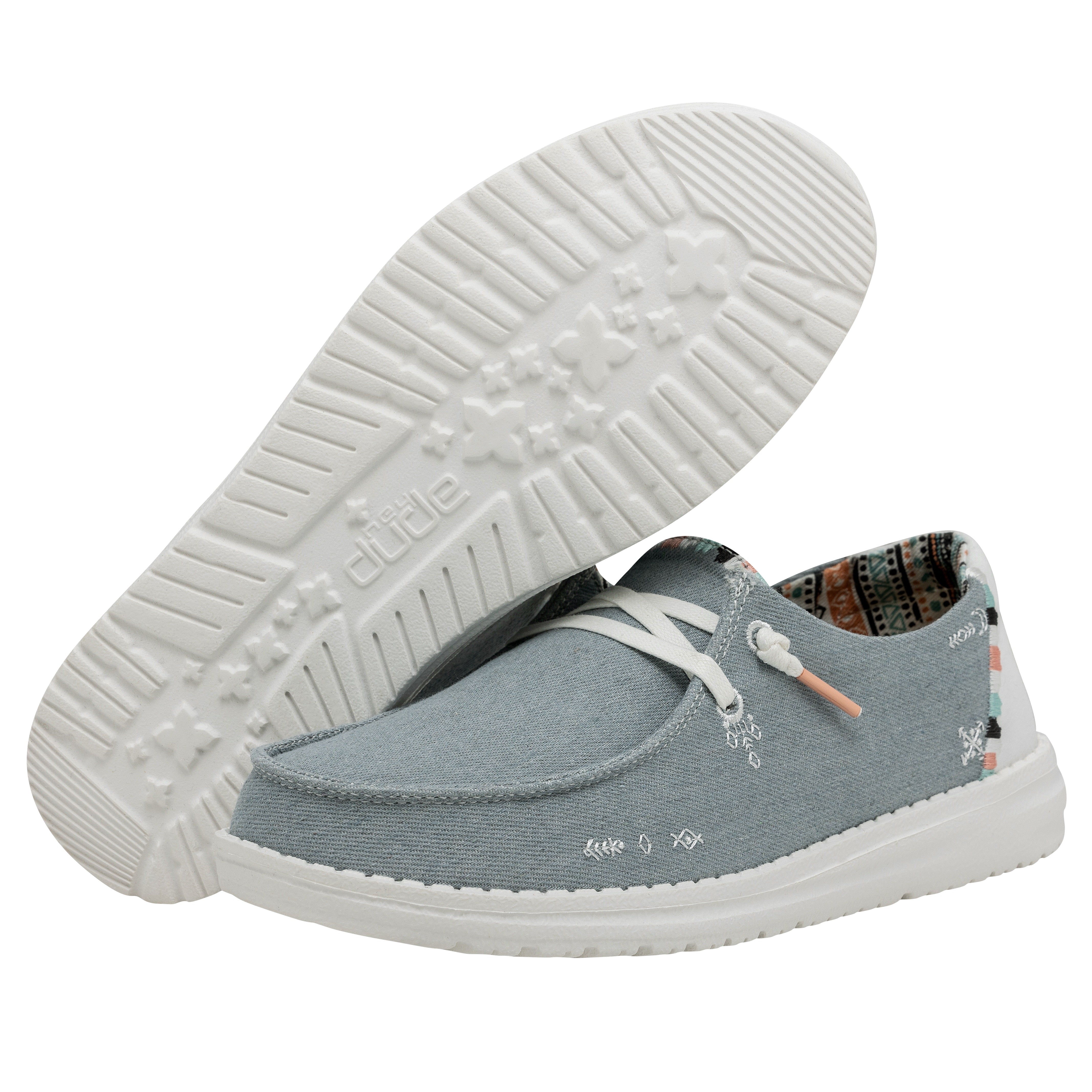 HEYDUDE shoes Wendy Boho - Light Denim – Women's - view 3