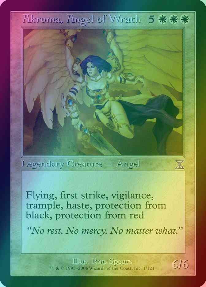 Magic Akroma, Angel of Wrath [1] [Time Spiral Timeshifted] [Foil]