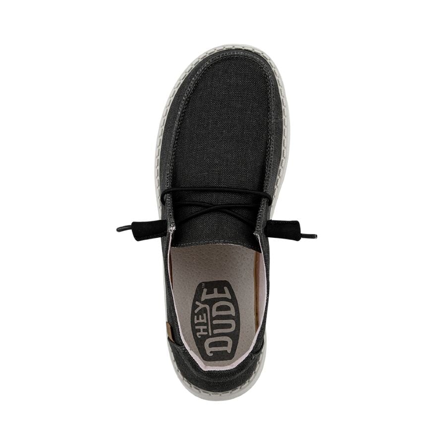 HEYDUDE shoes Wendy Chambray - Off Black – Women's - view 6