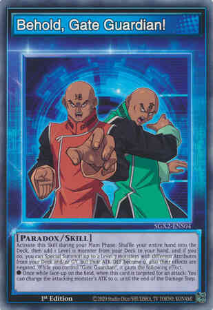 Behold gate guardian – Yu-Gi-Oh! Behold, Gate Guardian! - SGX2-ENS04 - Common - 1st Edition