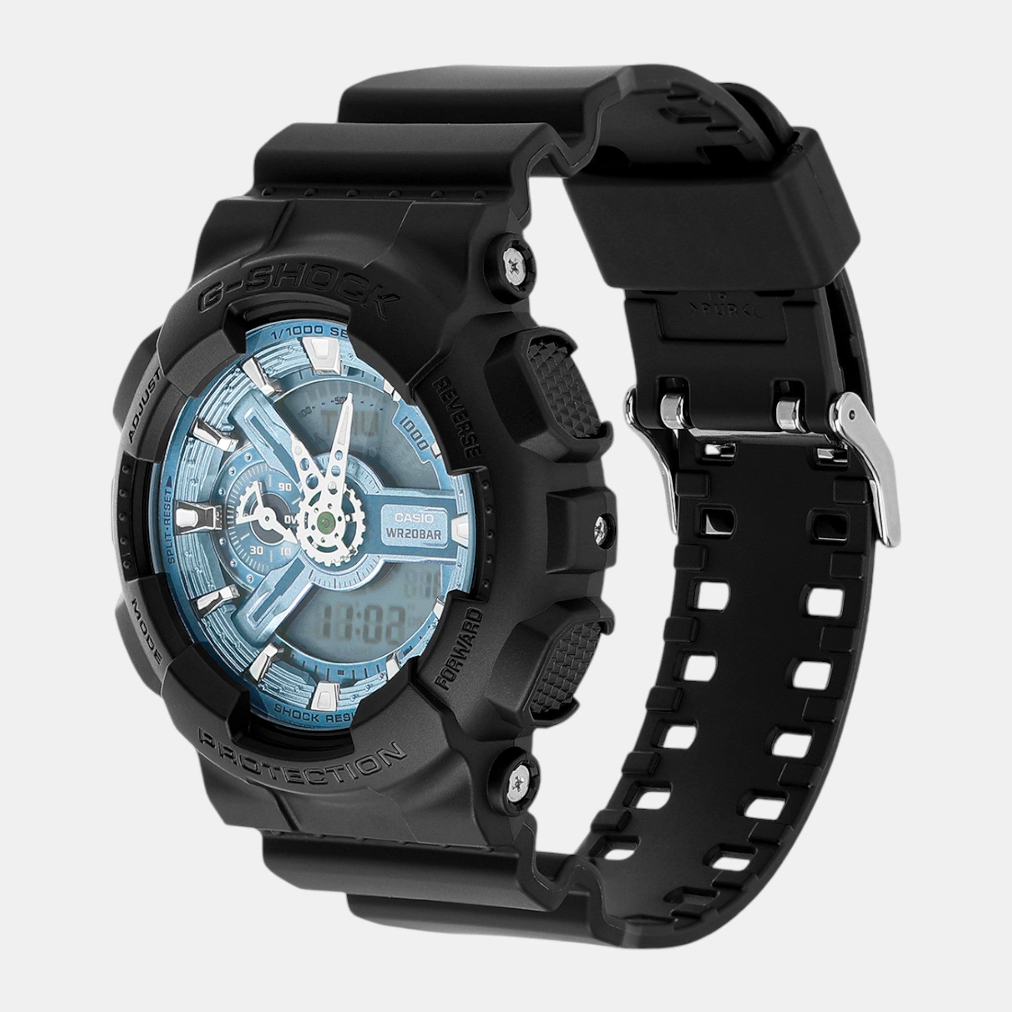 Casio G-Shock Men Quartz Blue Dial Analog-Digital Resin Watch G1518 - view 2