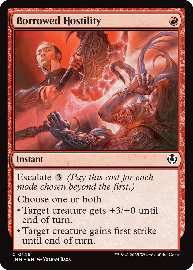 Borrowed hostility 146 – Magic Borrowed Hostility [146] [Innistrad Remastered] [Non-Foil]