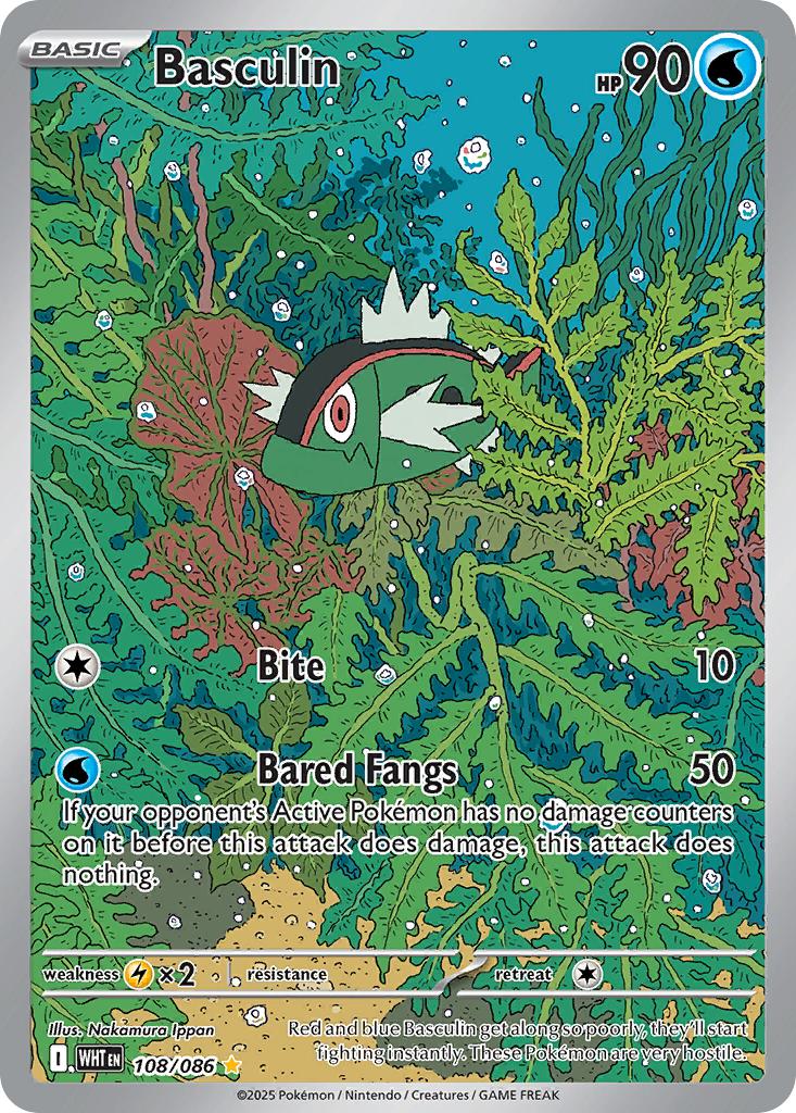 Illustration rare sv105w-108 – Pokémon Basculin - 108/086 - Illustration Rare [sv105w-108] [Ultra]
