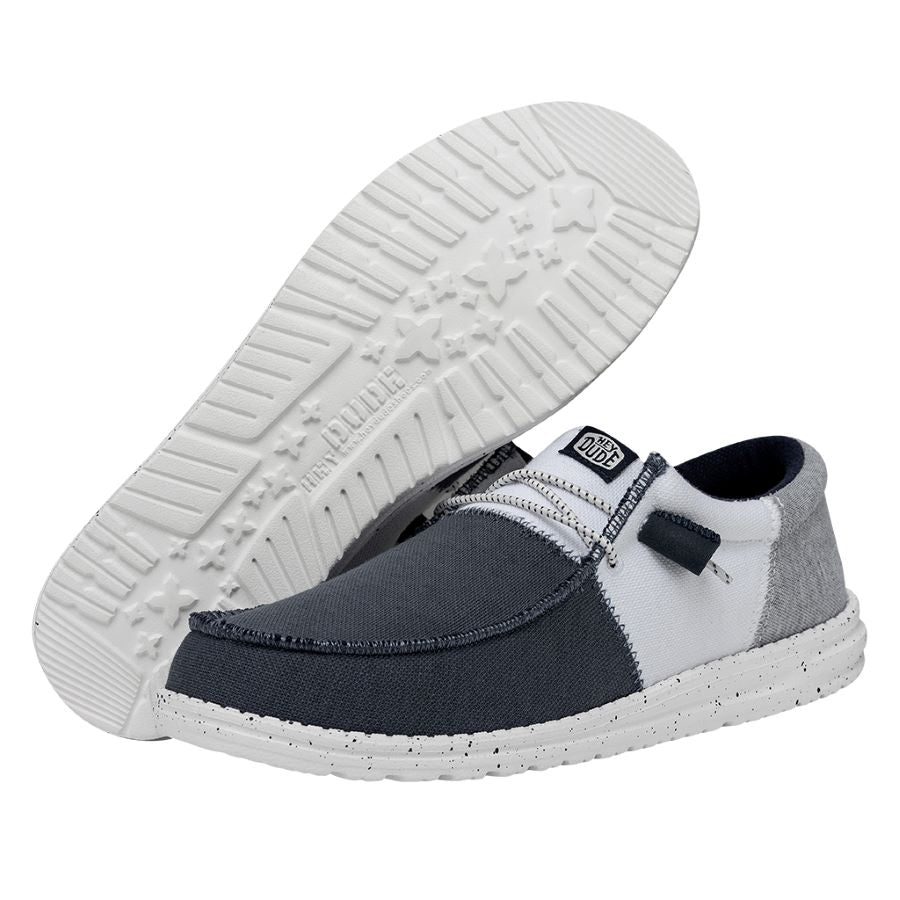 HEYDUDE shoes Wally Tri Varsity - Navy – Men's - view 3