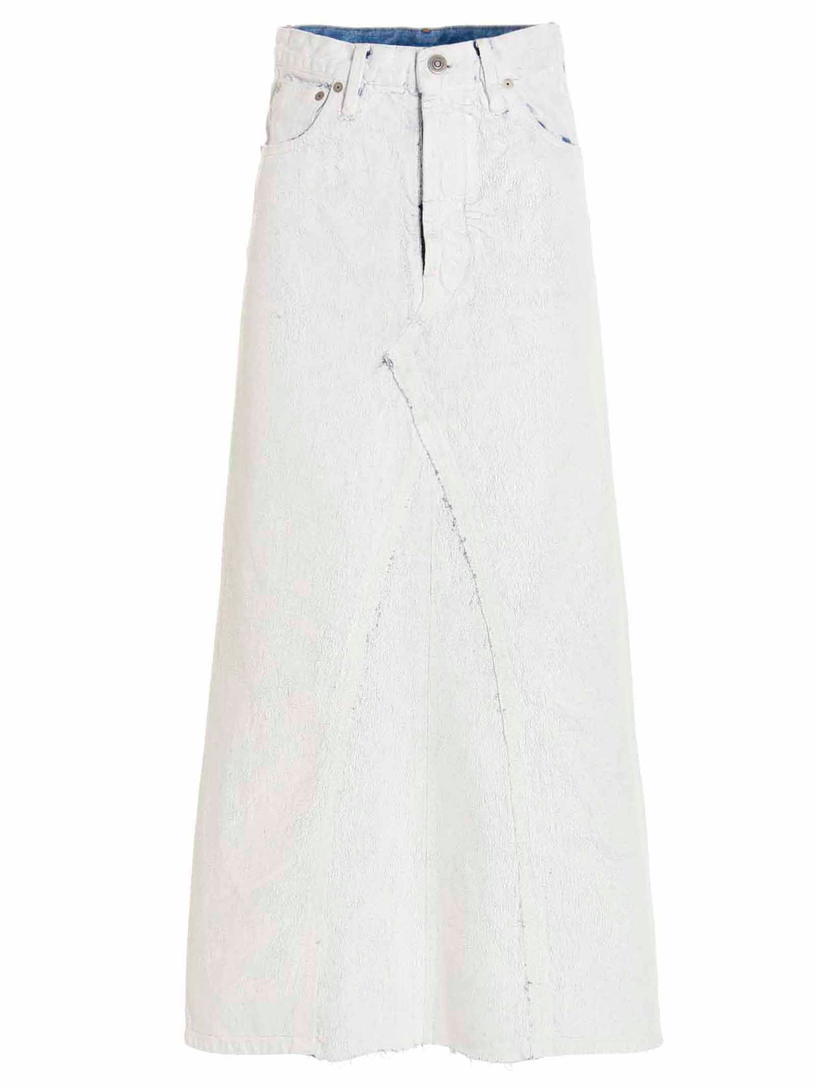 Bianchetto skirt – Maison Margiela Bianchetto’ Skirt – 100% cotton