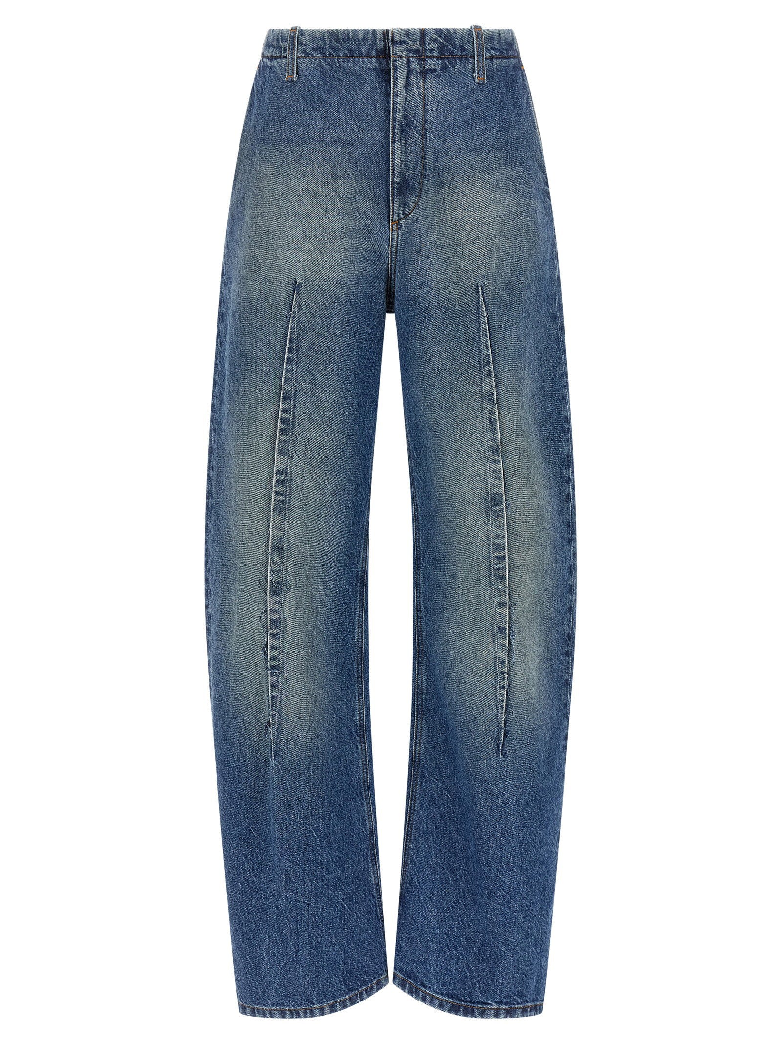 Mm6 Maison Margiela Vertical Pinch Jeans – 100% cotton