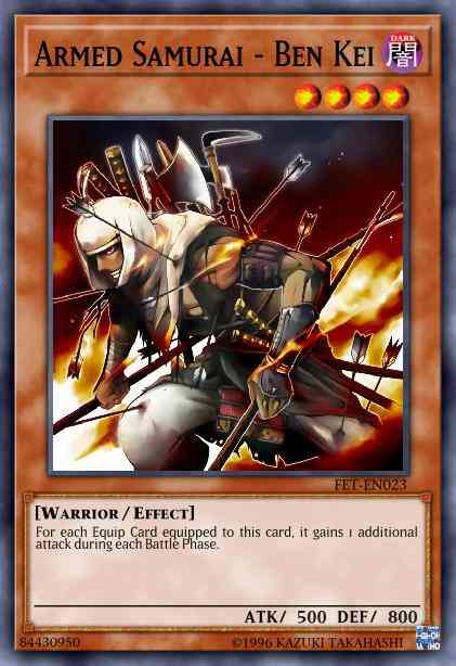Ben kei blue – Yu-Gi-Oh! Armed Samurai - Ben Kei (Blue) - DL14-EN003 - Rare - Unlimited