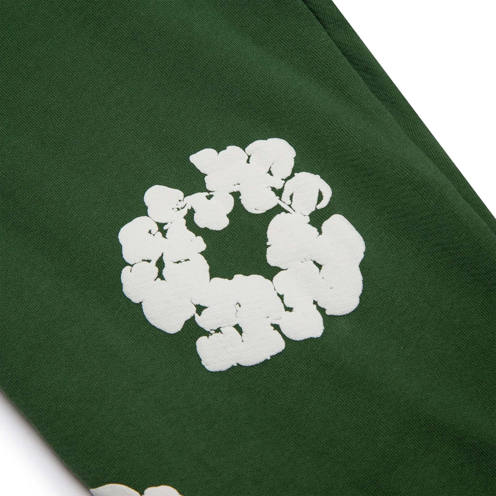 Denim Tears The Cotton Wreath Green Sweatpants - view 6