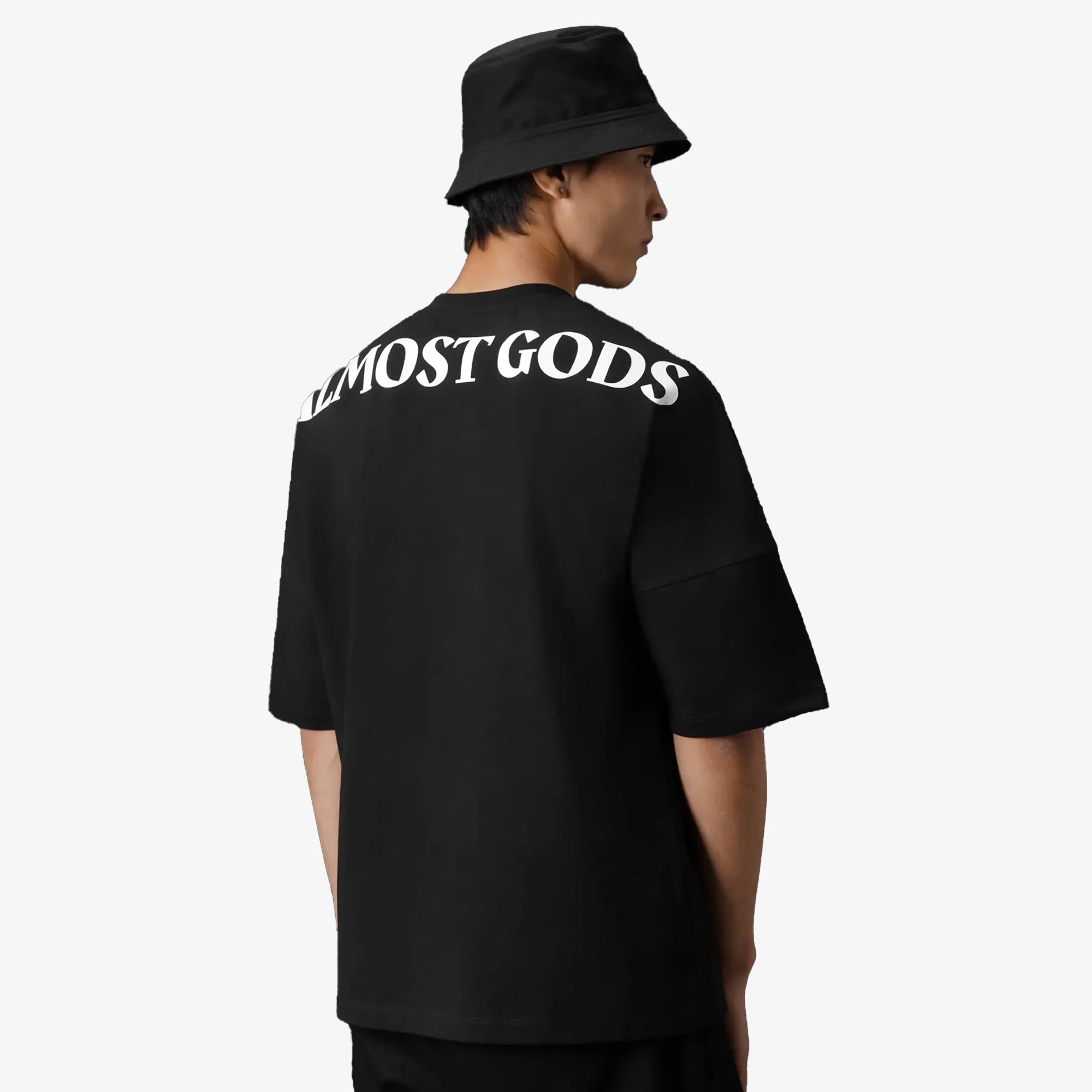 Almost Gods | Almost Gods Logo Tee { Black - view 2