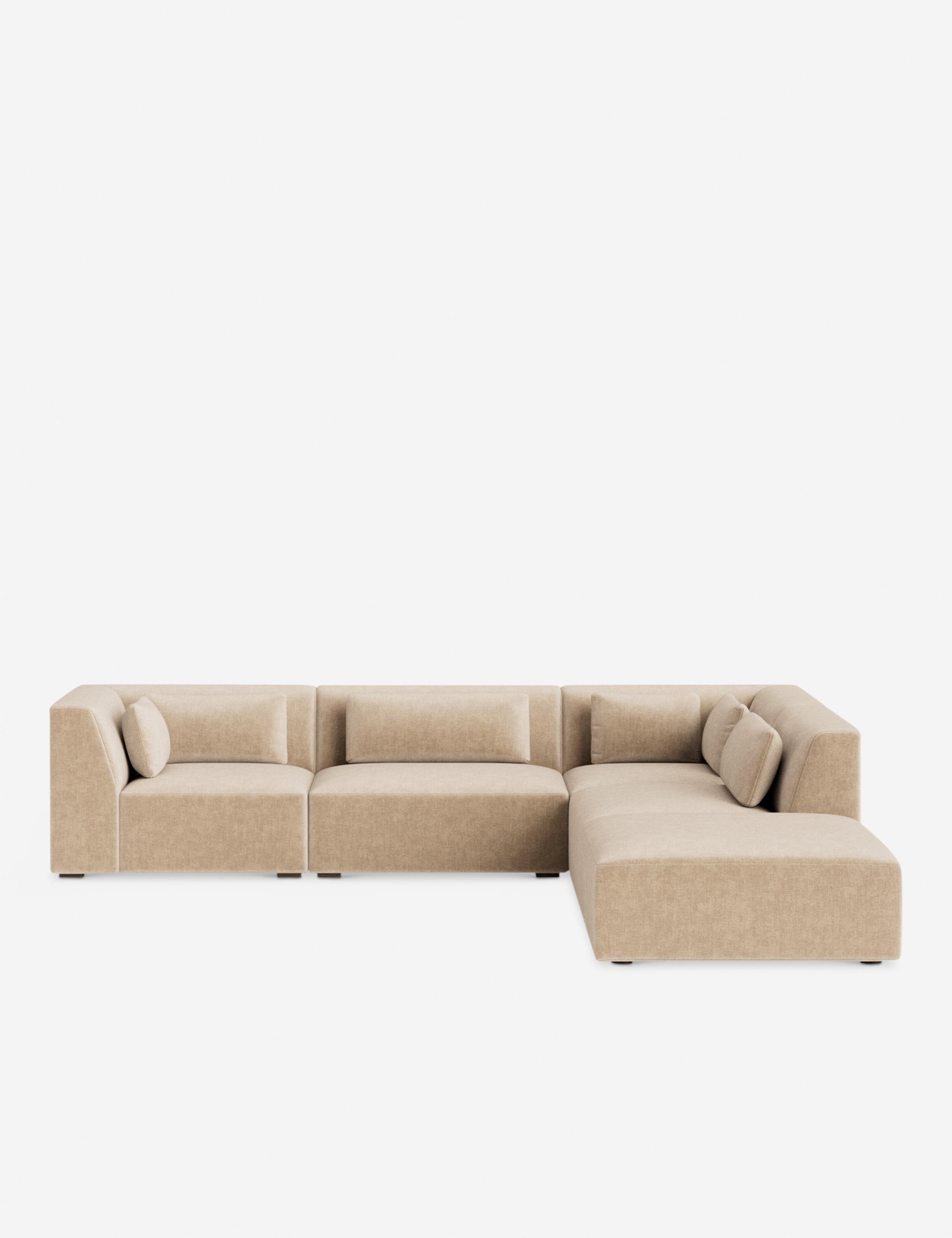 Lulu and Georgia Koh Modular Sectional Sofa With Ottoman - view 5