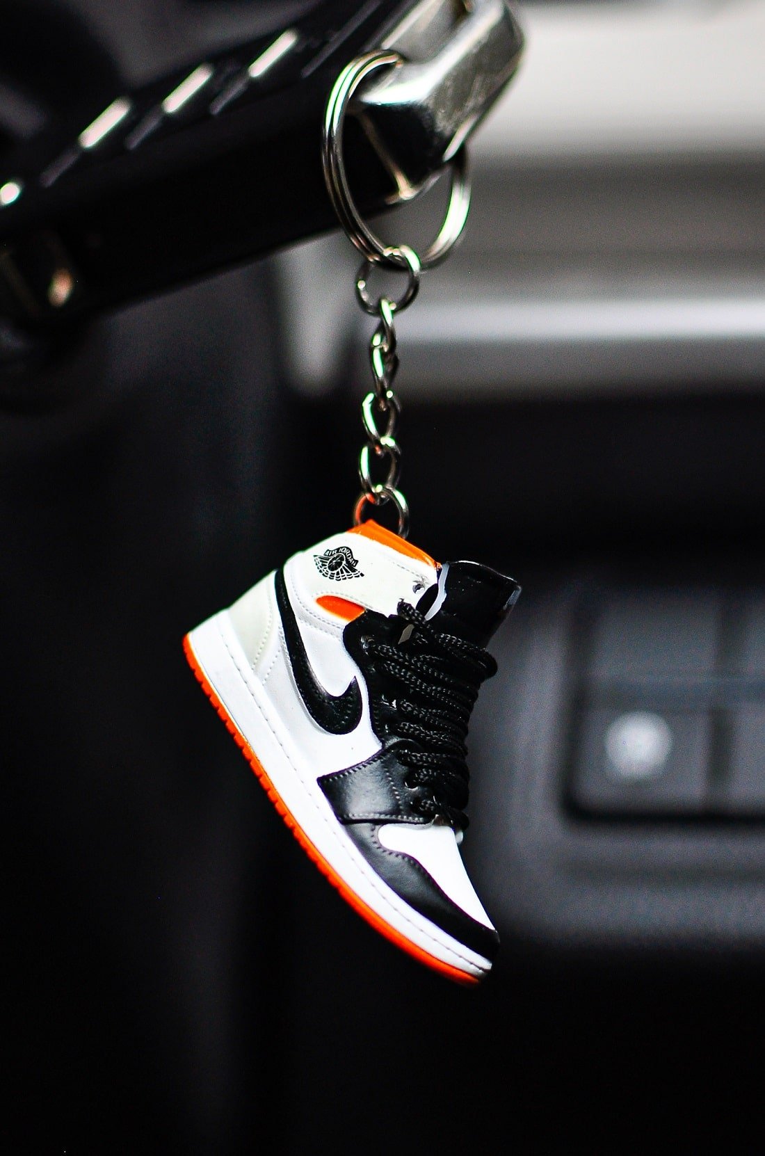 Kicks Machine 3D Sneaker Keychain AJ1 Electro Orange