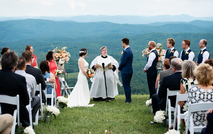 fiftyflowers.com Blue Ridge Mountain Wedding - view 12