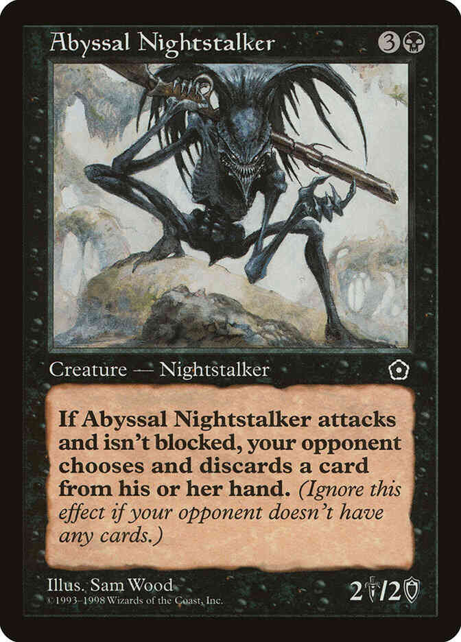 Abyssal nightstalker 61 – Magic Abyssal Nightstalker [61] [Portal Second Age] [Non-Foil]