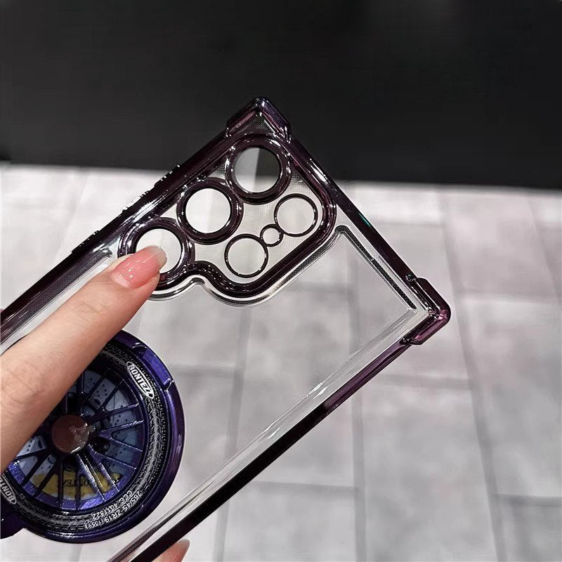 Million Cases Galaxy S25 Series Electroplated Rotating Gyro Magnetic Case - view 6