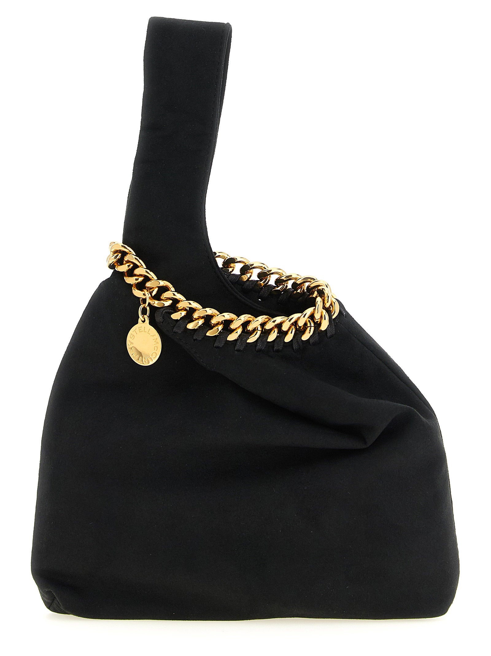 Stella Mccartney Wristlet Suede Handbag – 100% polyamide