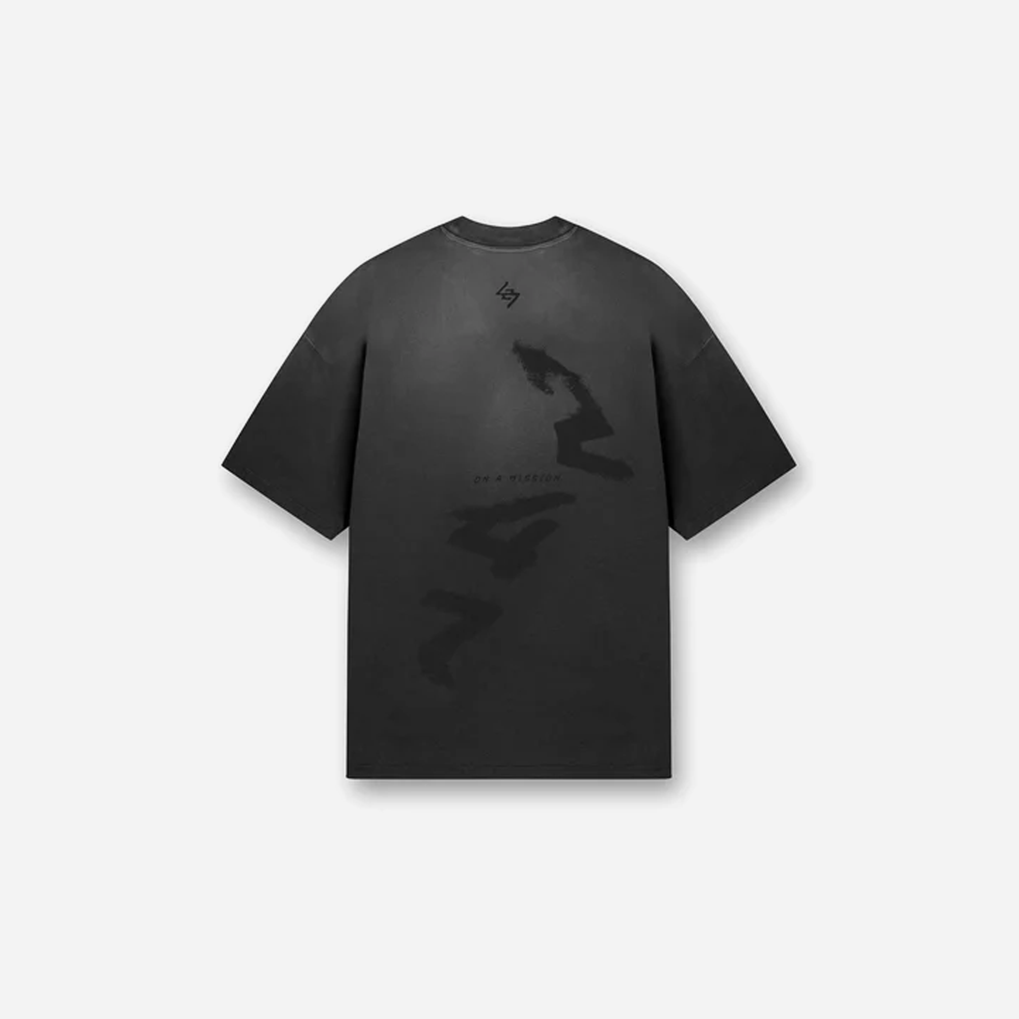 Represent 247 Motion Oversized T-Shirt – Aged Black
