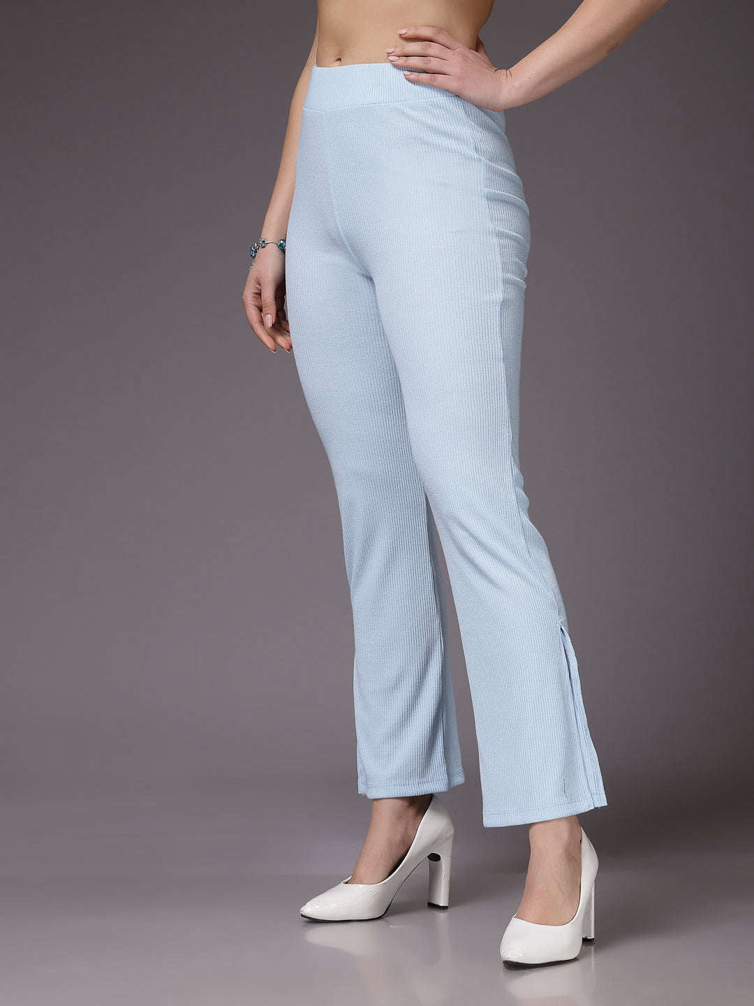 Freehand By The Indian Garage Co Women Solid Trouser - view 5