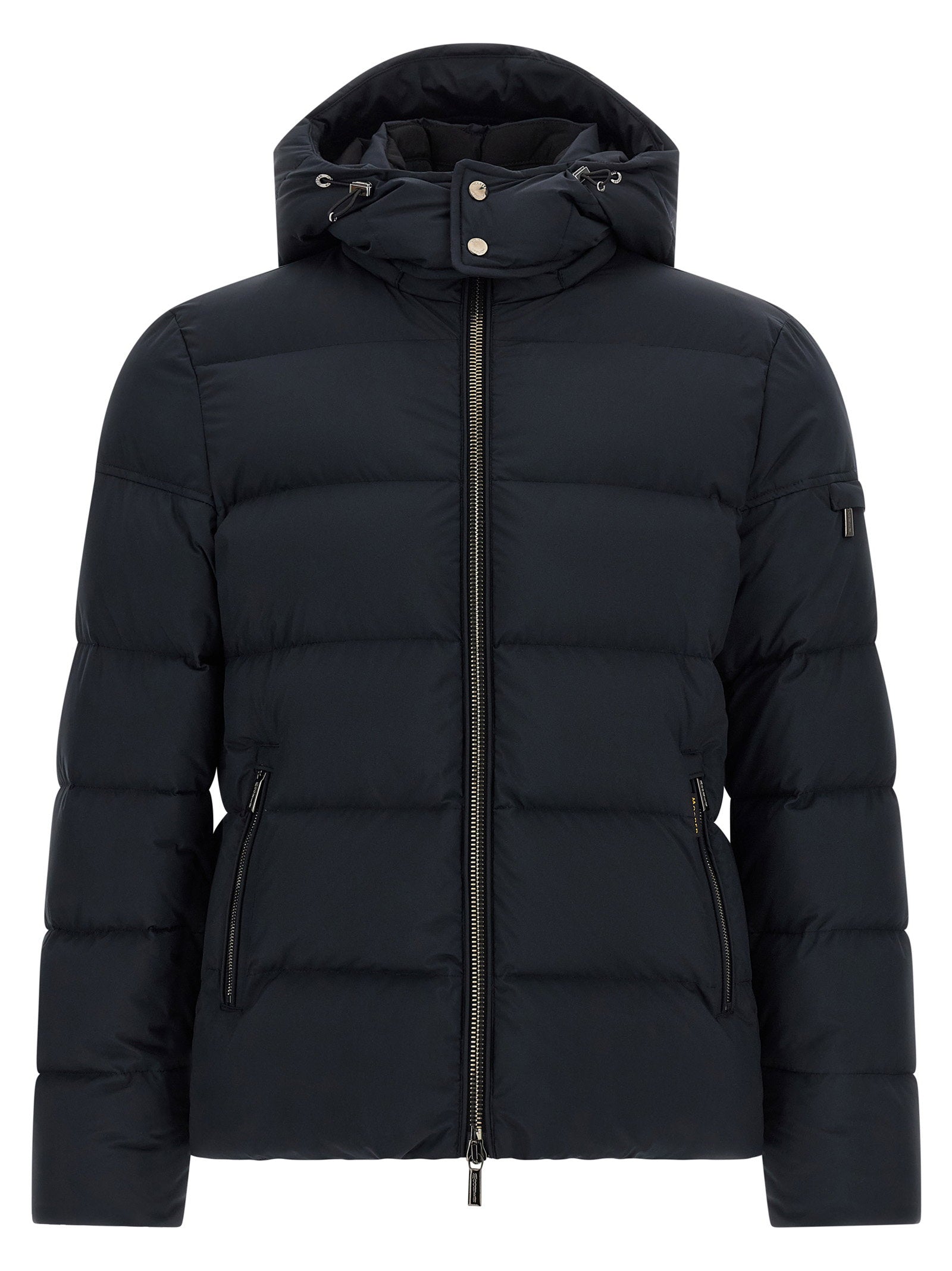 Moorer Brett - Acqua Line Bomber Jacket – 90% wool, 10% cashmere