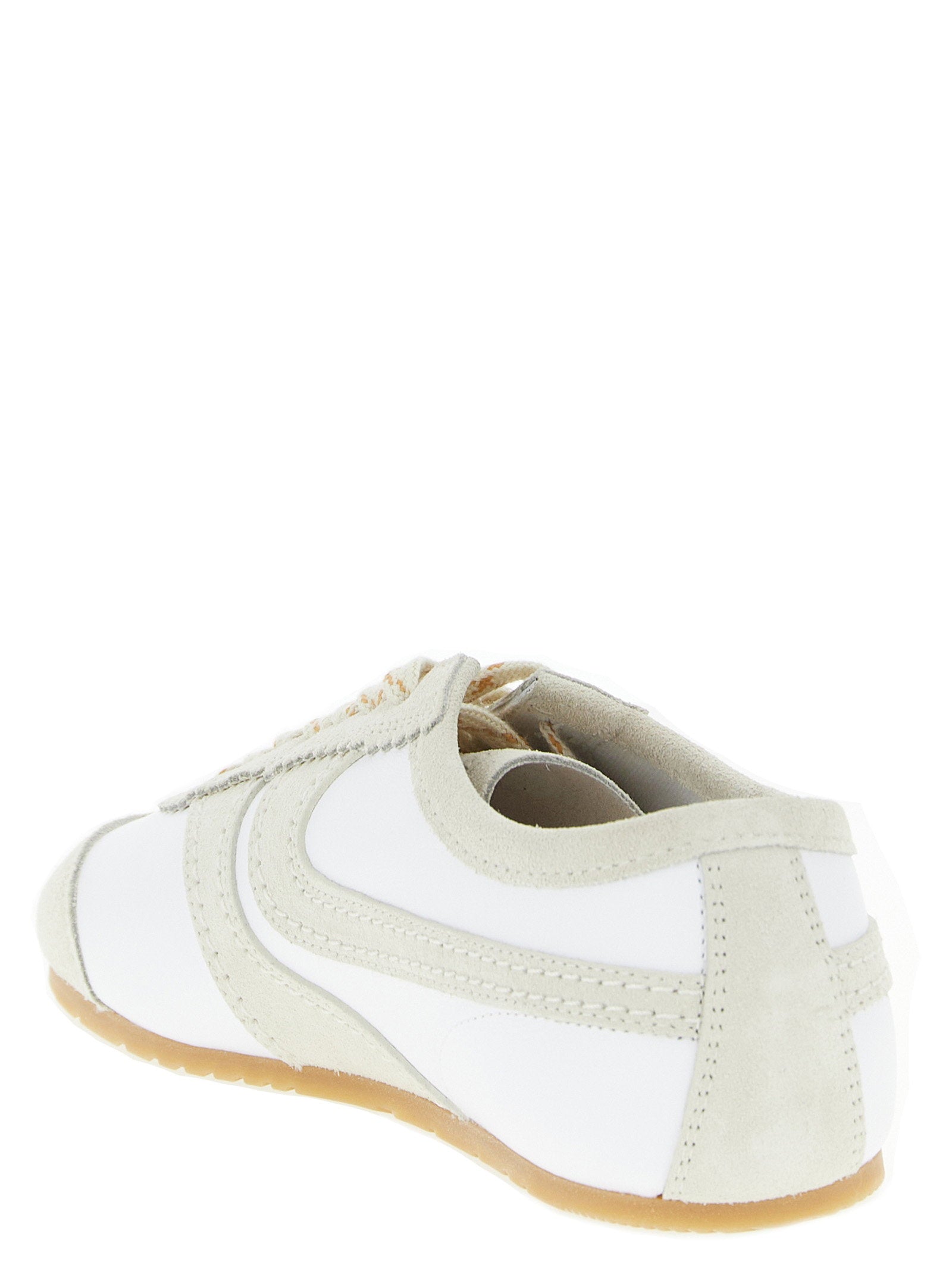 Dries Van Noten Leather And Suede Sneakers - view 3