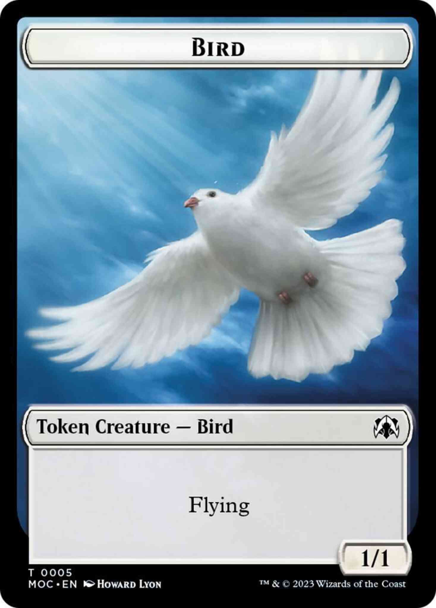 Bird token 05 – Magic Bird Token (05) // Kobolds of Kher Keep Token (27) [March of the Machine: Commander: Tokens] [Non-Foil]