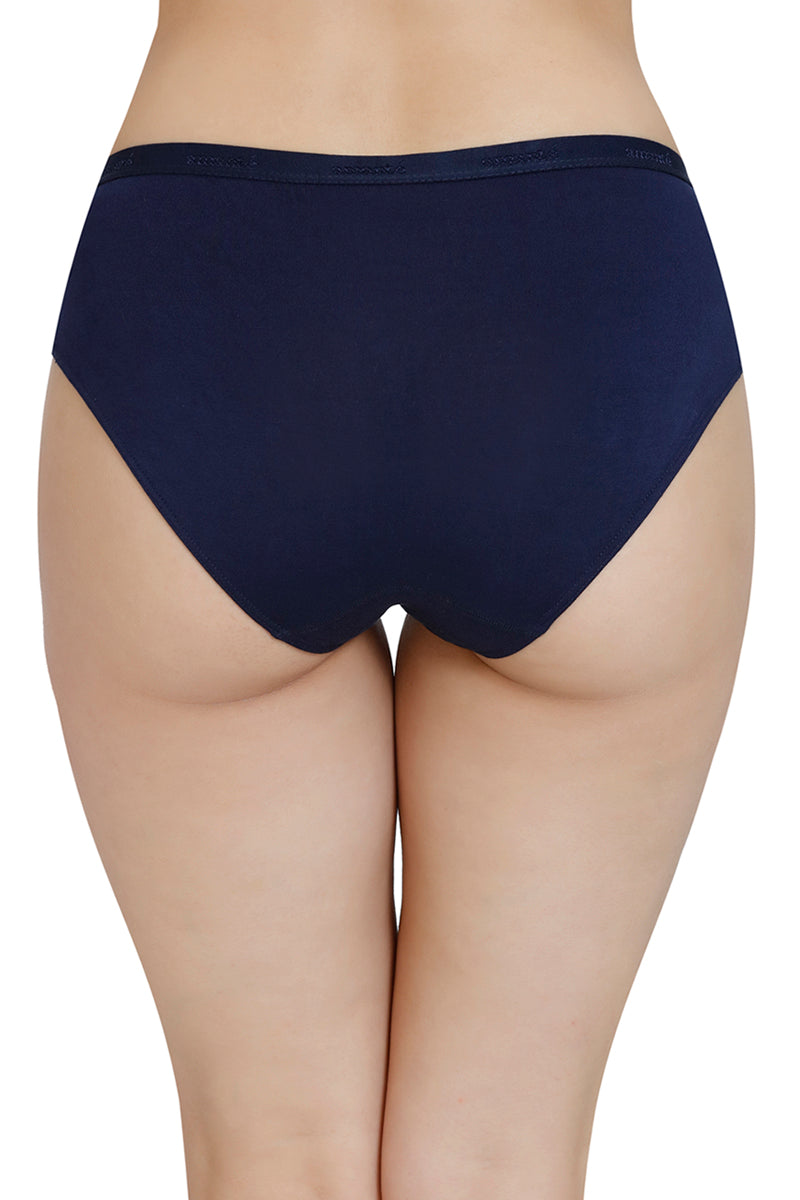 Amante Solid Mid Rise Modal Bikini Panty (Pack of 2) - view 7