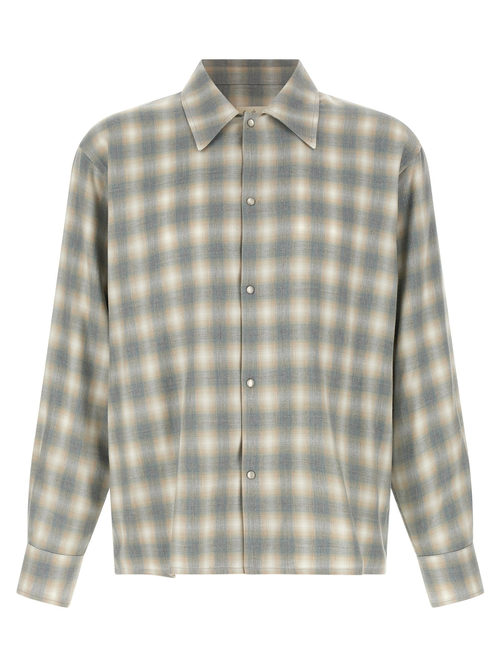 Second/Layer Check Dégradé Shirt – 61% cotton 39% lycra