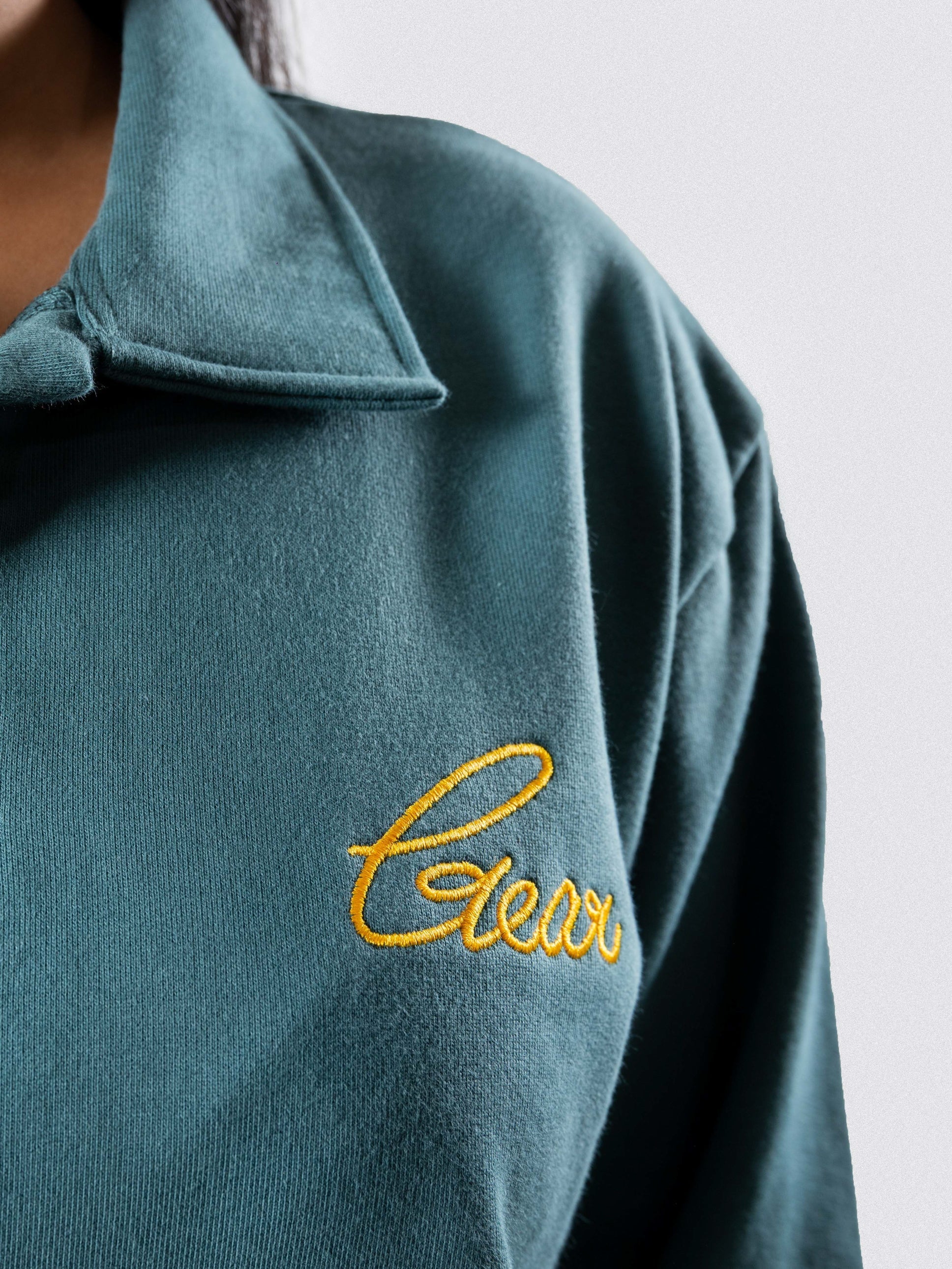 MNST GEAR Collared Polo In Hawaii – Green - view 8