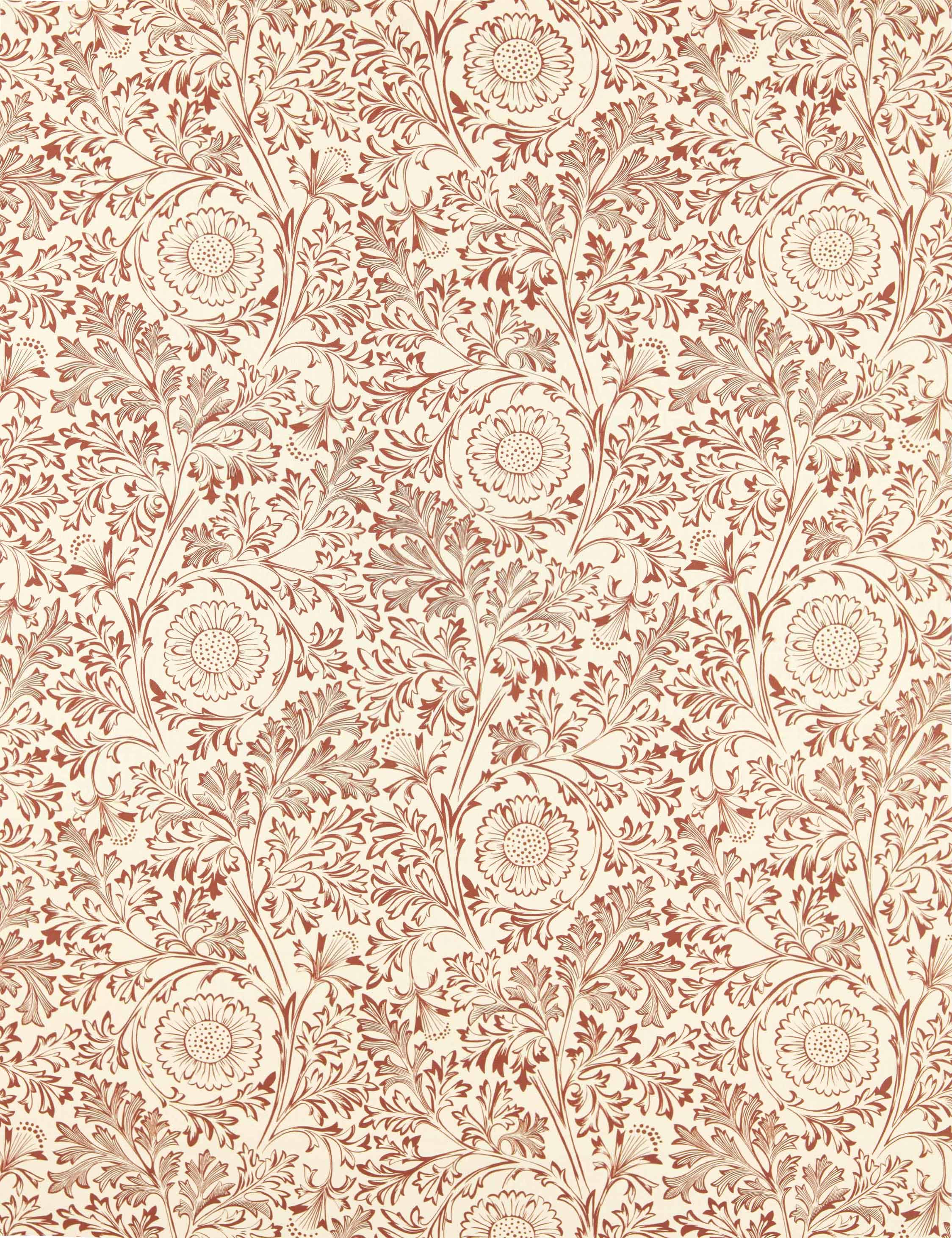 Lulu and Georgia Chamomile Linen Blend Fabric by Morris & Co.