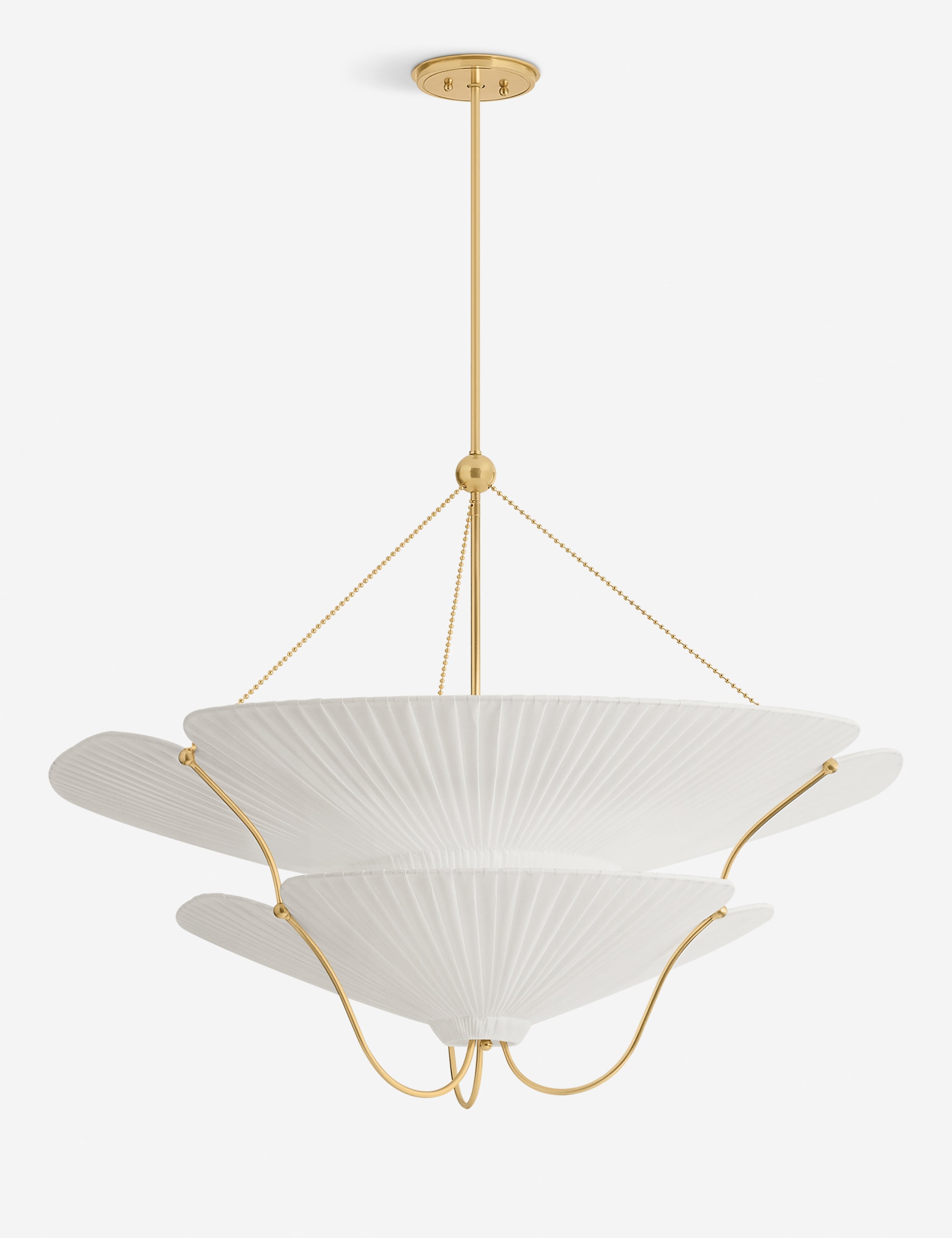 Lulu and Georgia Mercedes Chandelier – Aged Brass