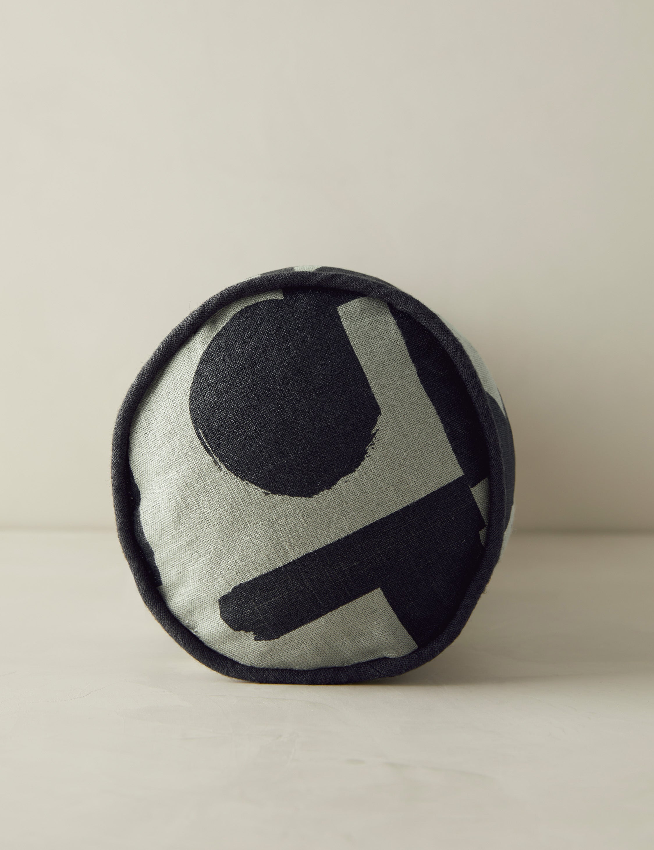 Lulu and Georgia Organic Shapes Linen Bolster Pillow by Sarah Sherman Samuel - view 7