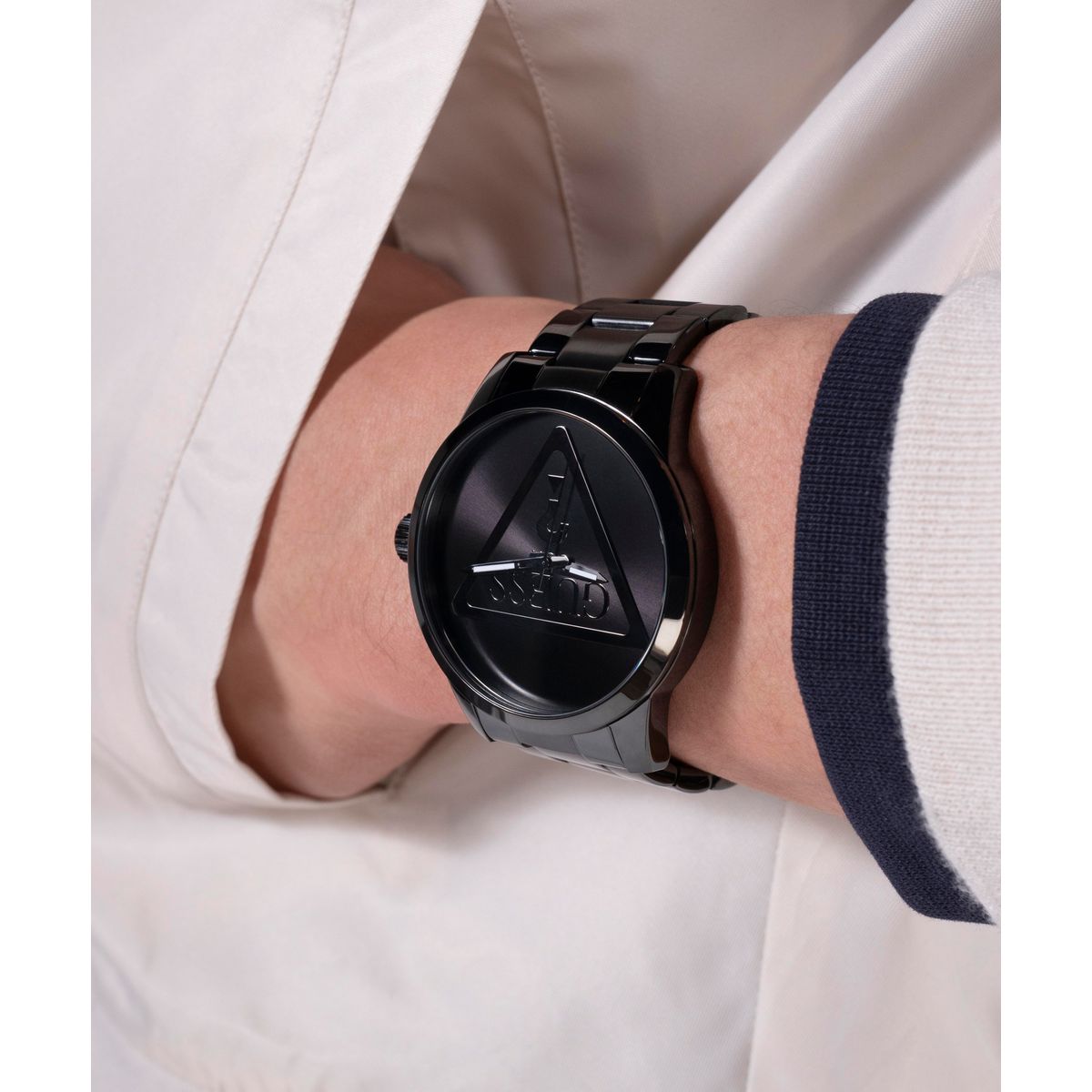 Guess Badge Men Quartz Black Dial Analog Stainless Steel Watch GW0782G2 - view 6