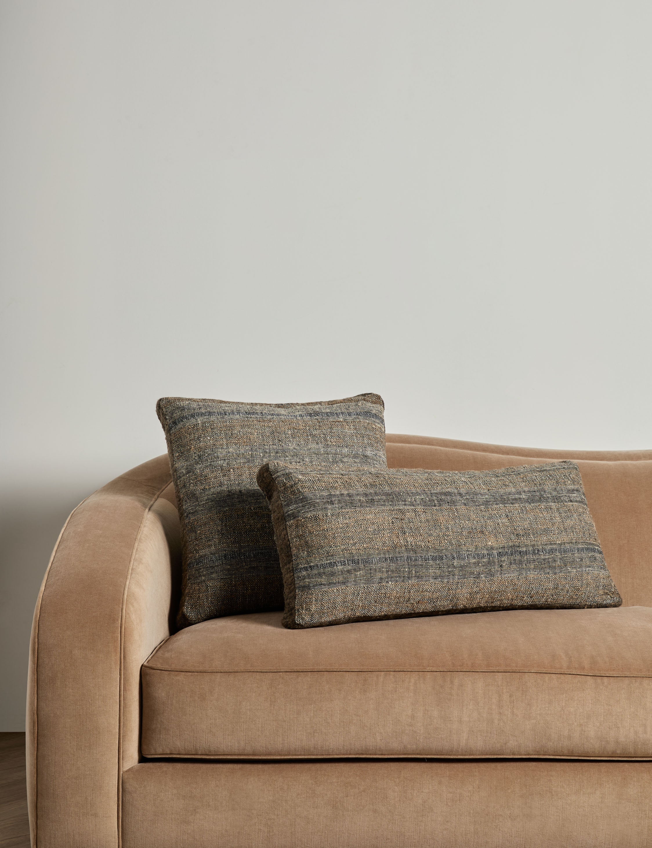 Lulu and Georgia Teku Linen Silk Box Pillow by DISC Interiors