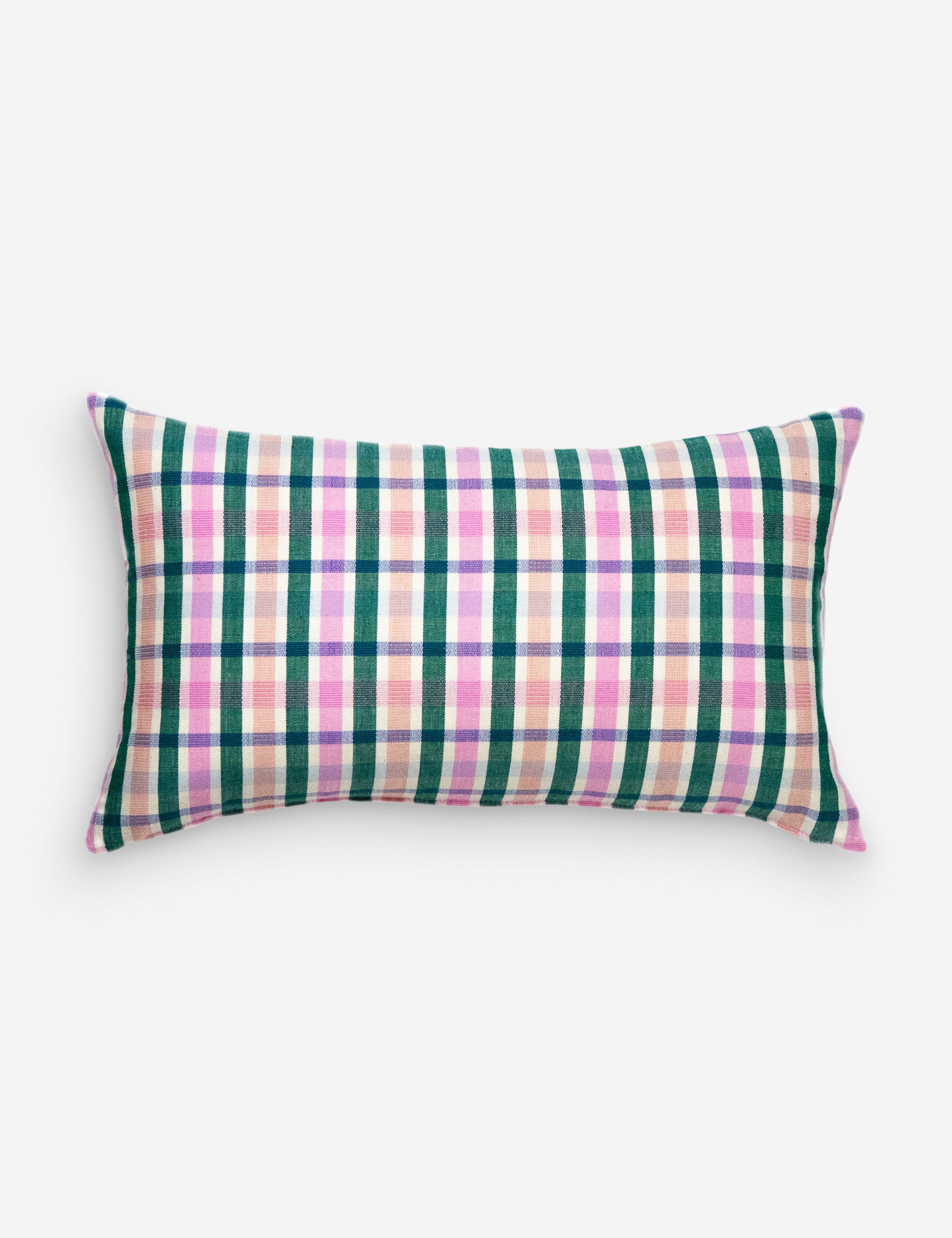 Lulu and Georgia Lola Pillow by Archive NY – Pink and Green - view 2