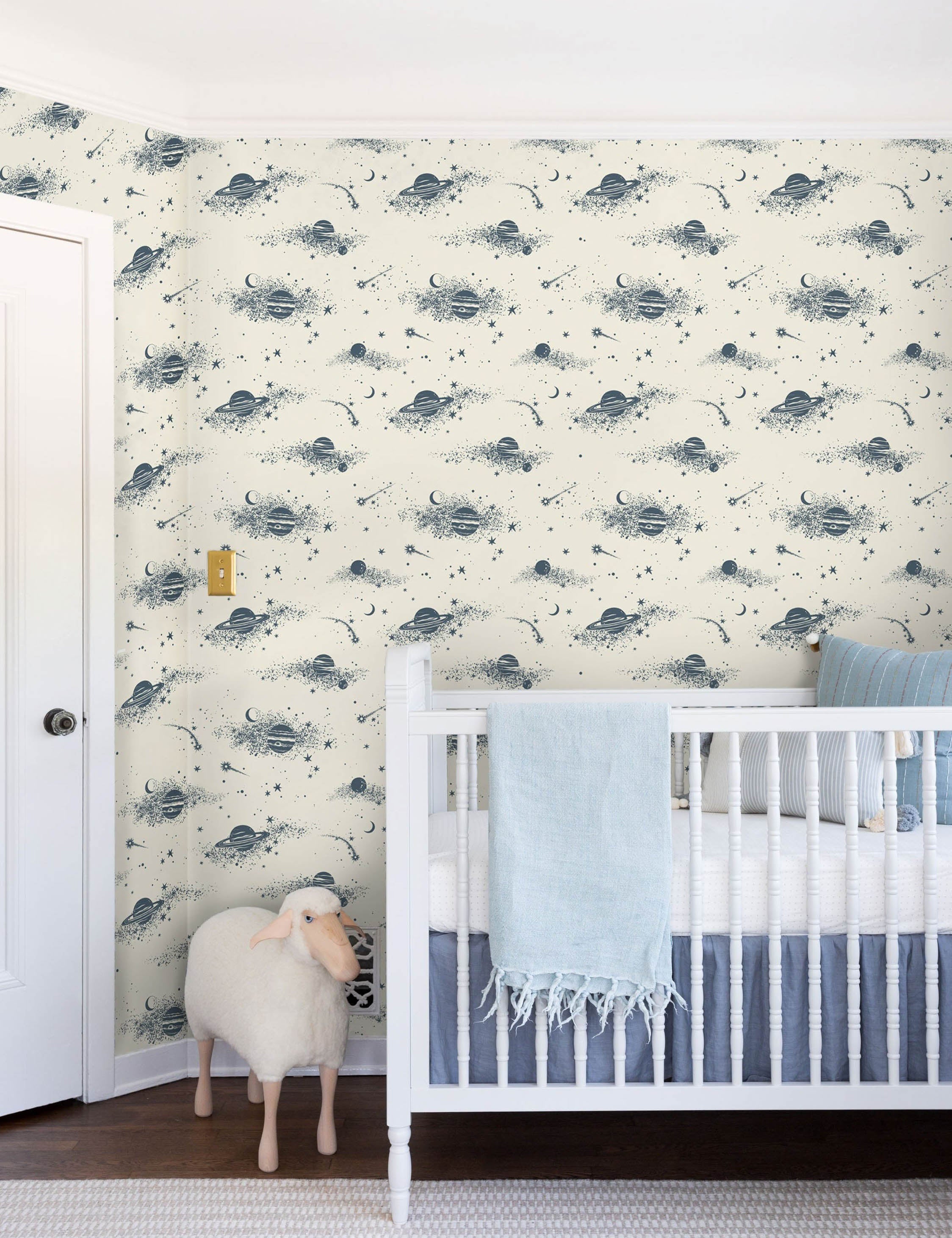Lulu and Georgia Cassiopeia Wallpaper – Ivory - view 2