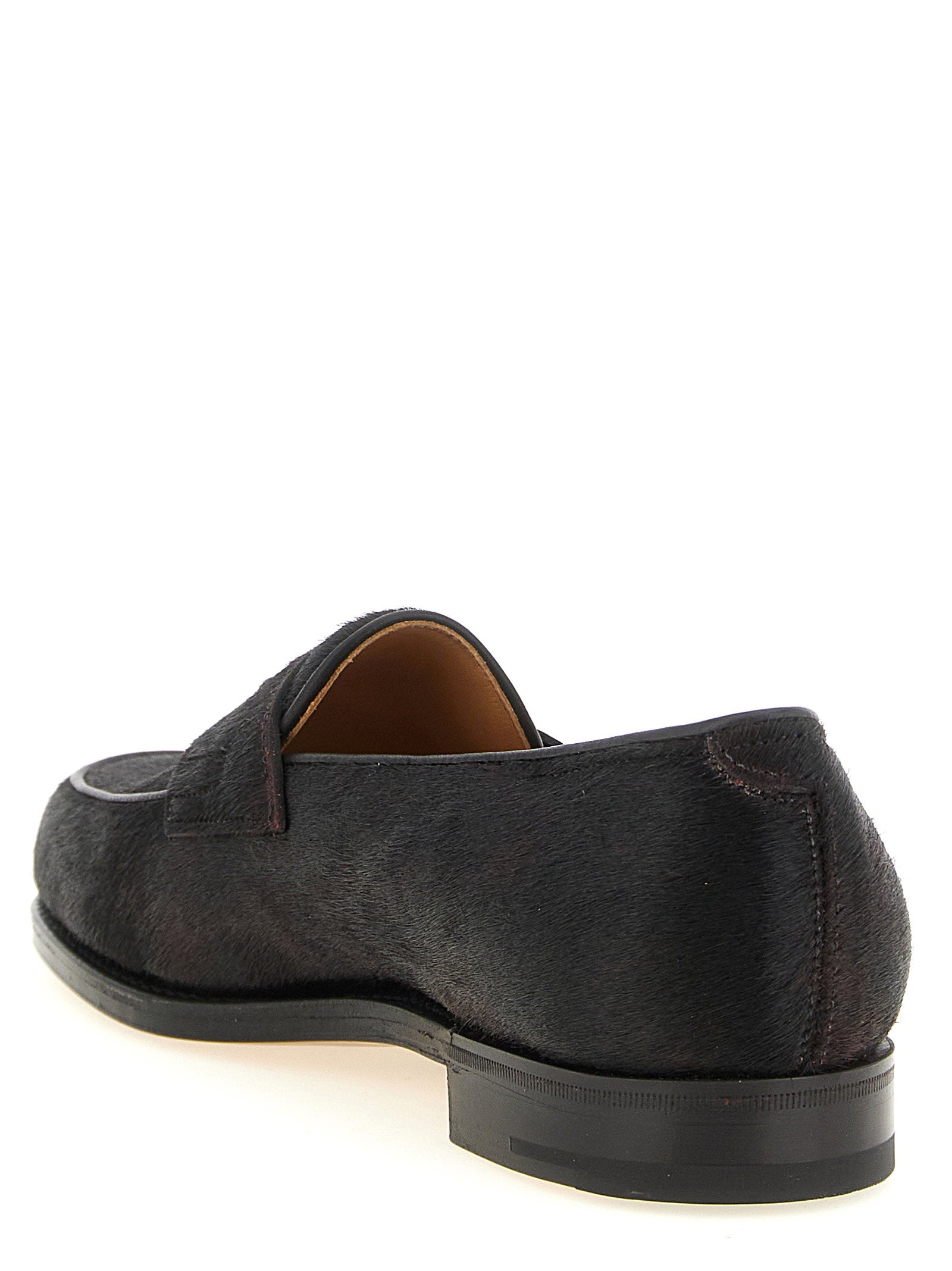 John Lobb Lopez Bristle Hide Loafers - view 3