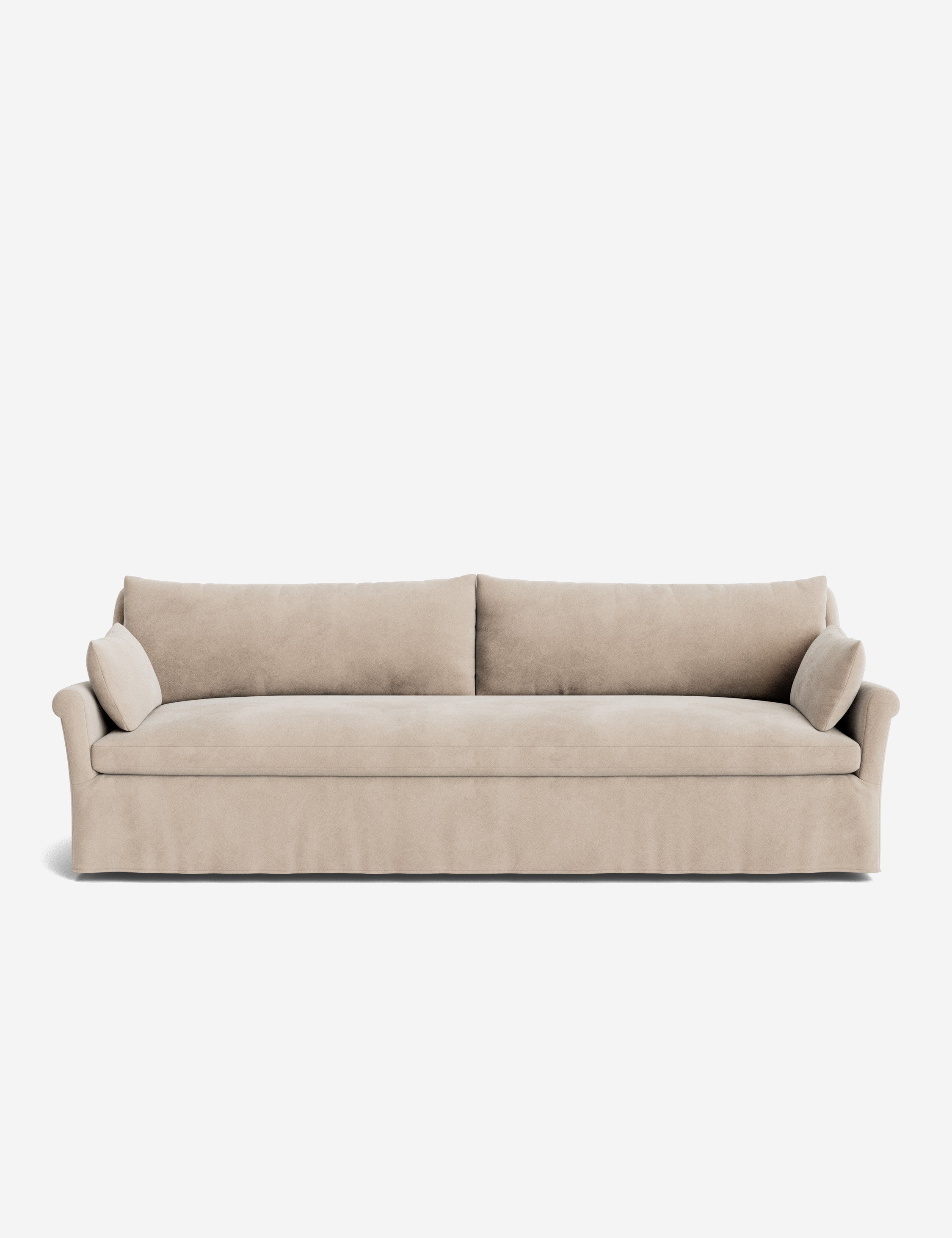 Lulu and Georgia Portola Rolled Arm Slipcover Sofa - view 51