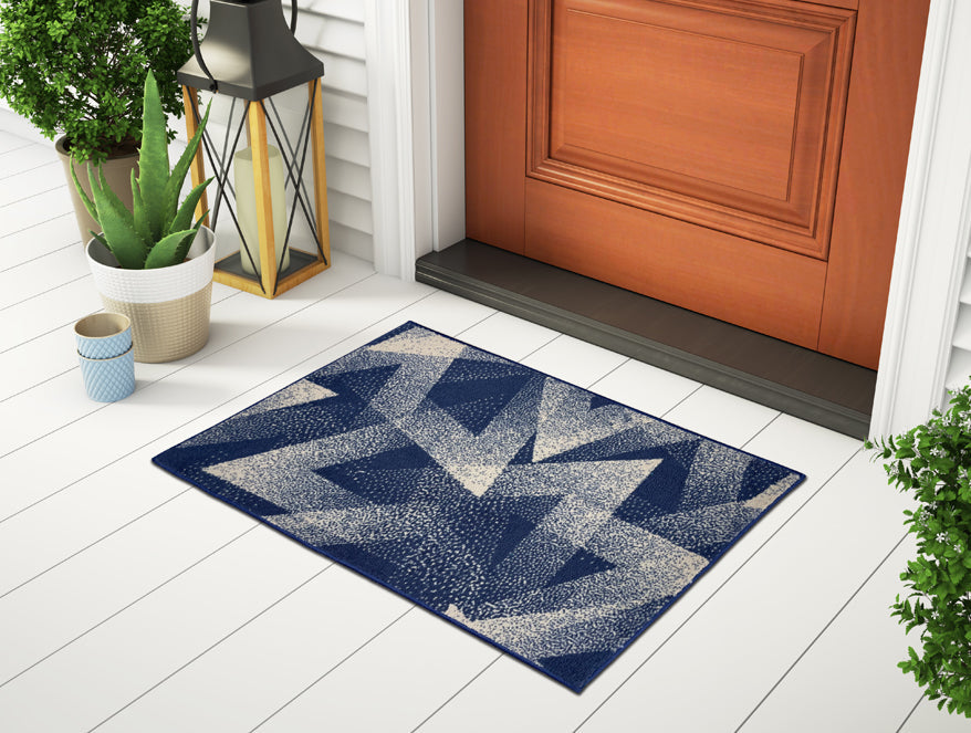 Spaces India Welspun Ethan Polyester Foot Mats Large-Parisian Night