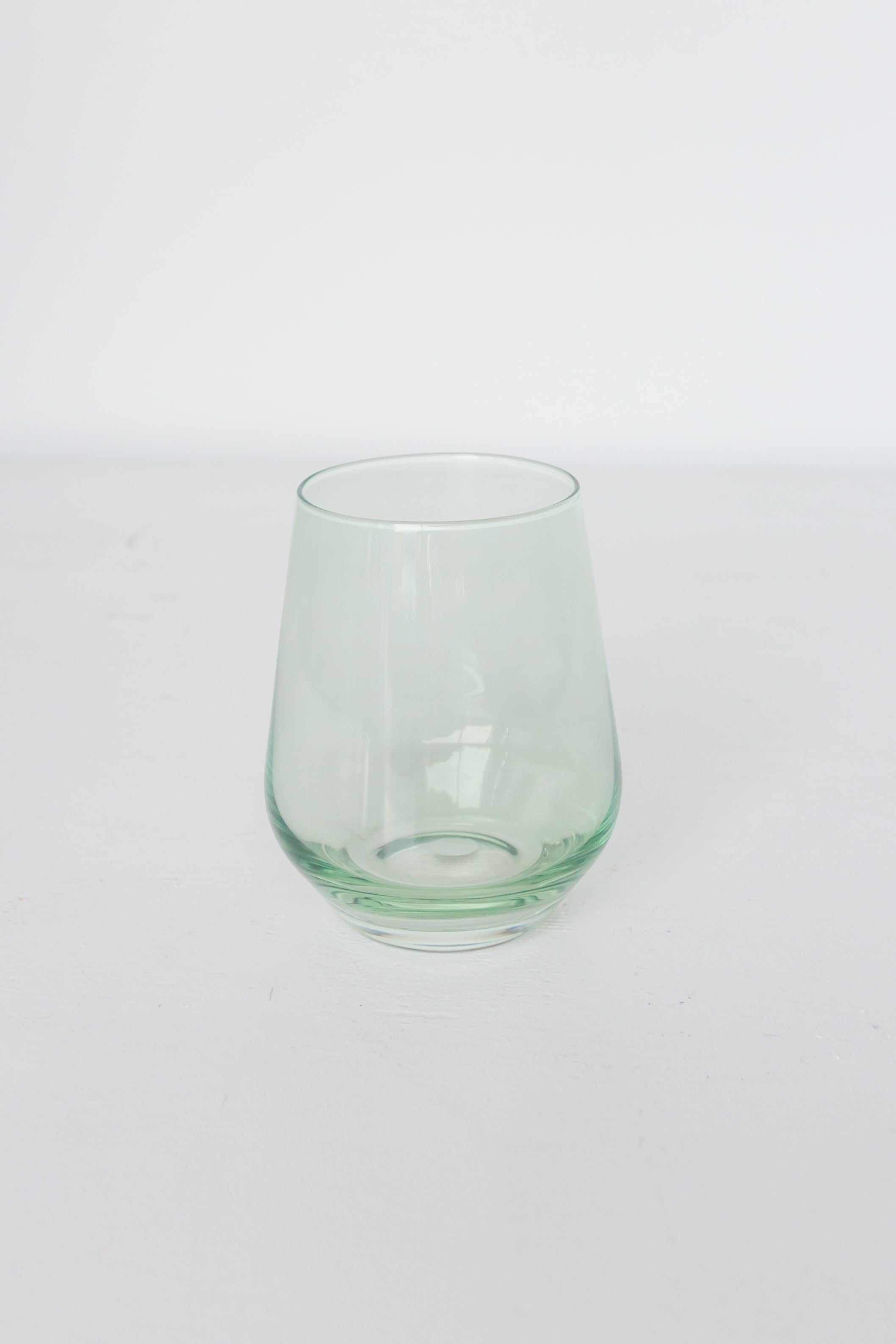 Estelle Colored Glass Estelle Colored Wine Stemless - Set of 6 {Mint Green} - view 2