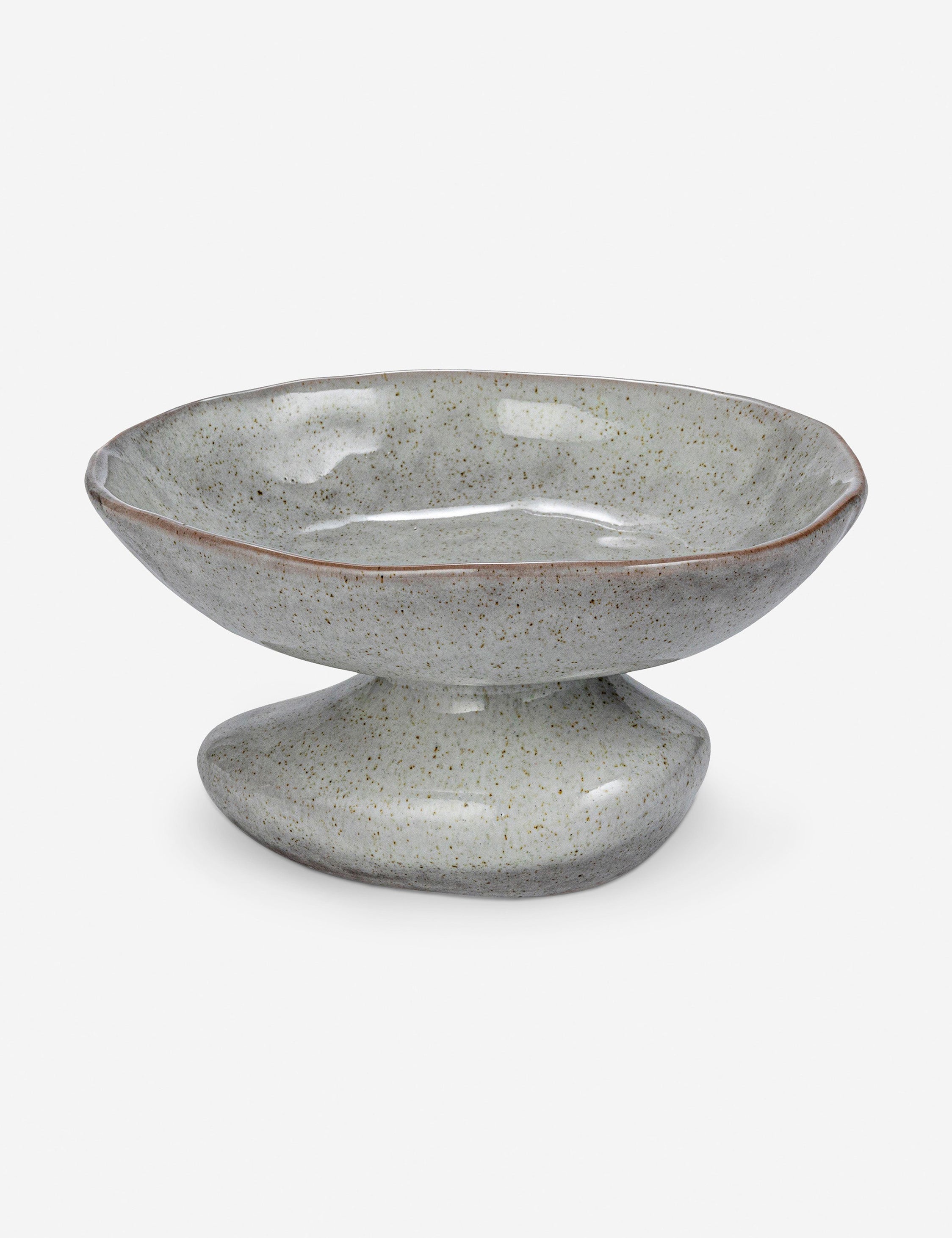 Lulu and Georgia Babsen Footed Bowl – Gray