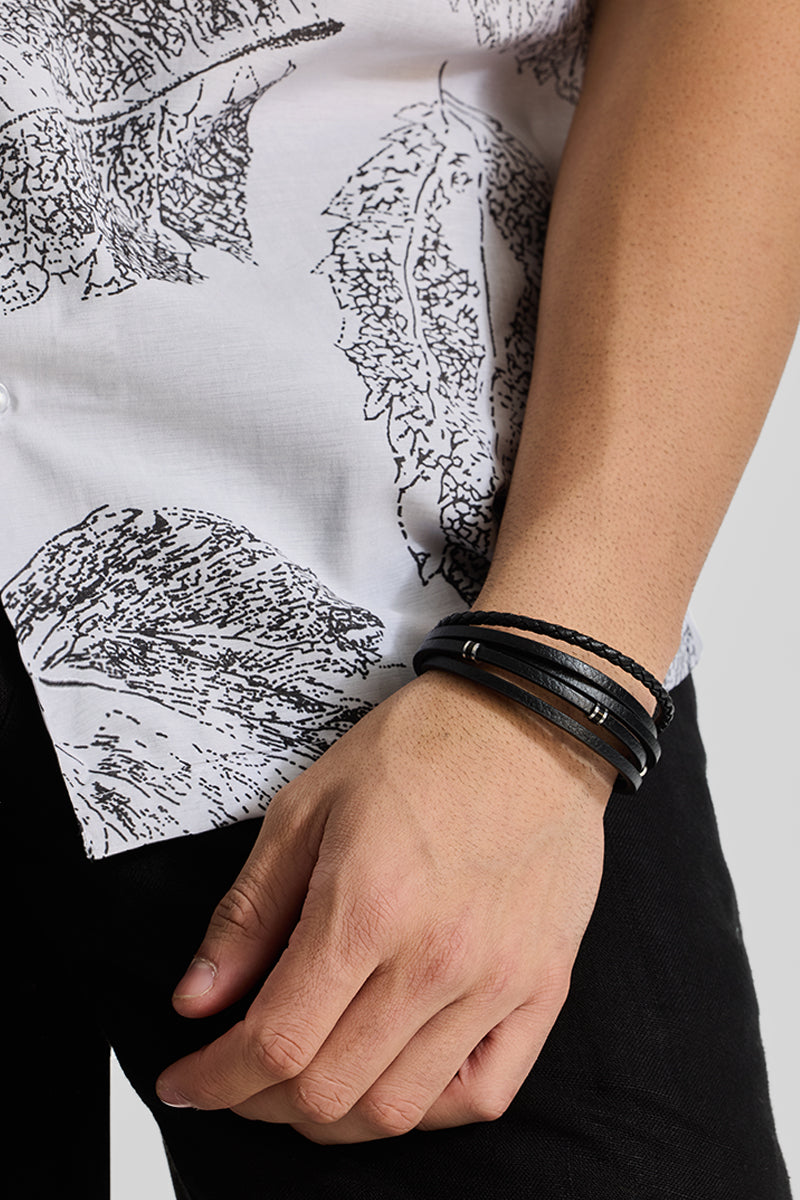 SNITCH Terzetto Quintet Bracelet – Black - view 2