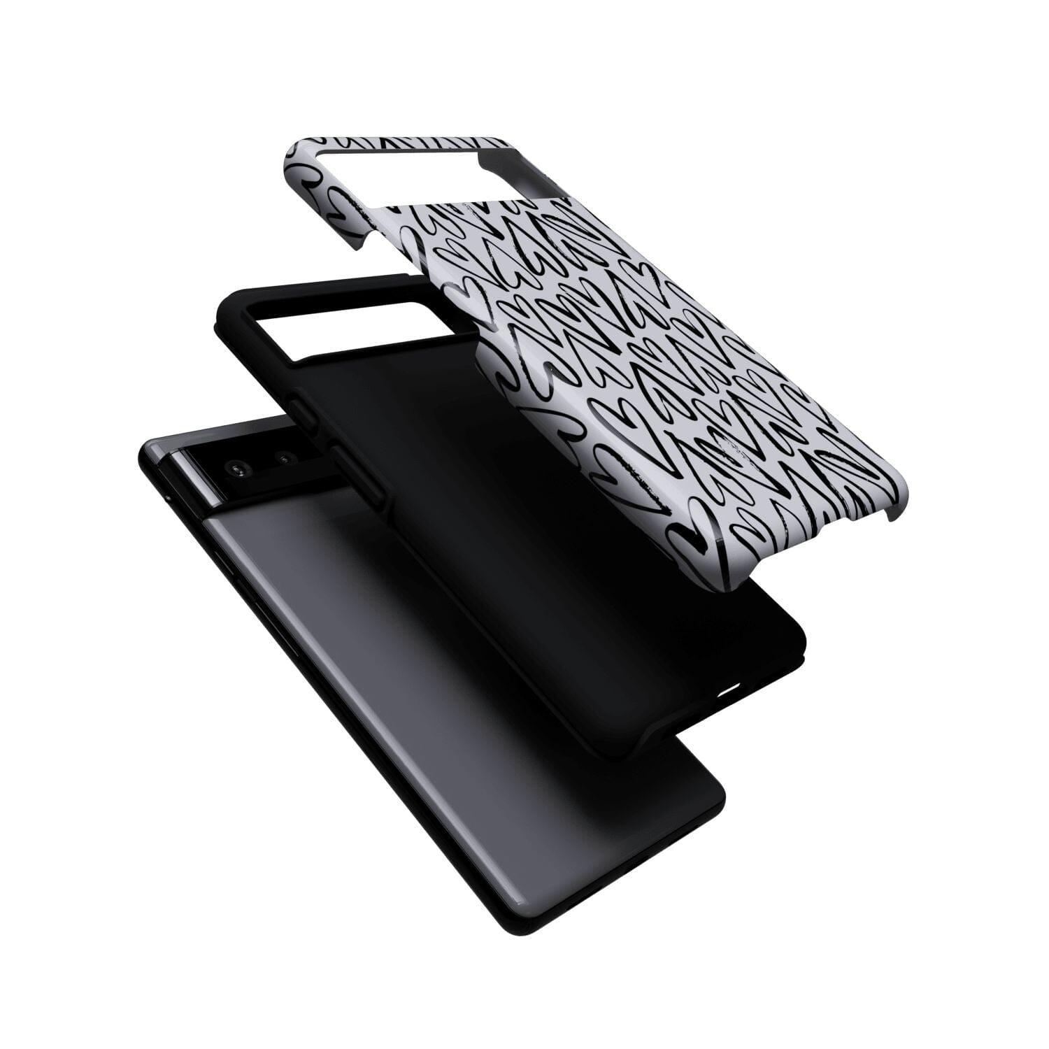 Casetry Heart Throb | Endless Hearts Google Pixel Case - view 3