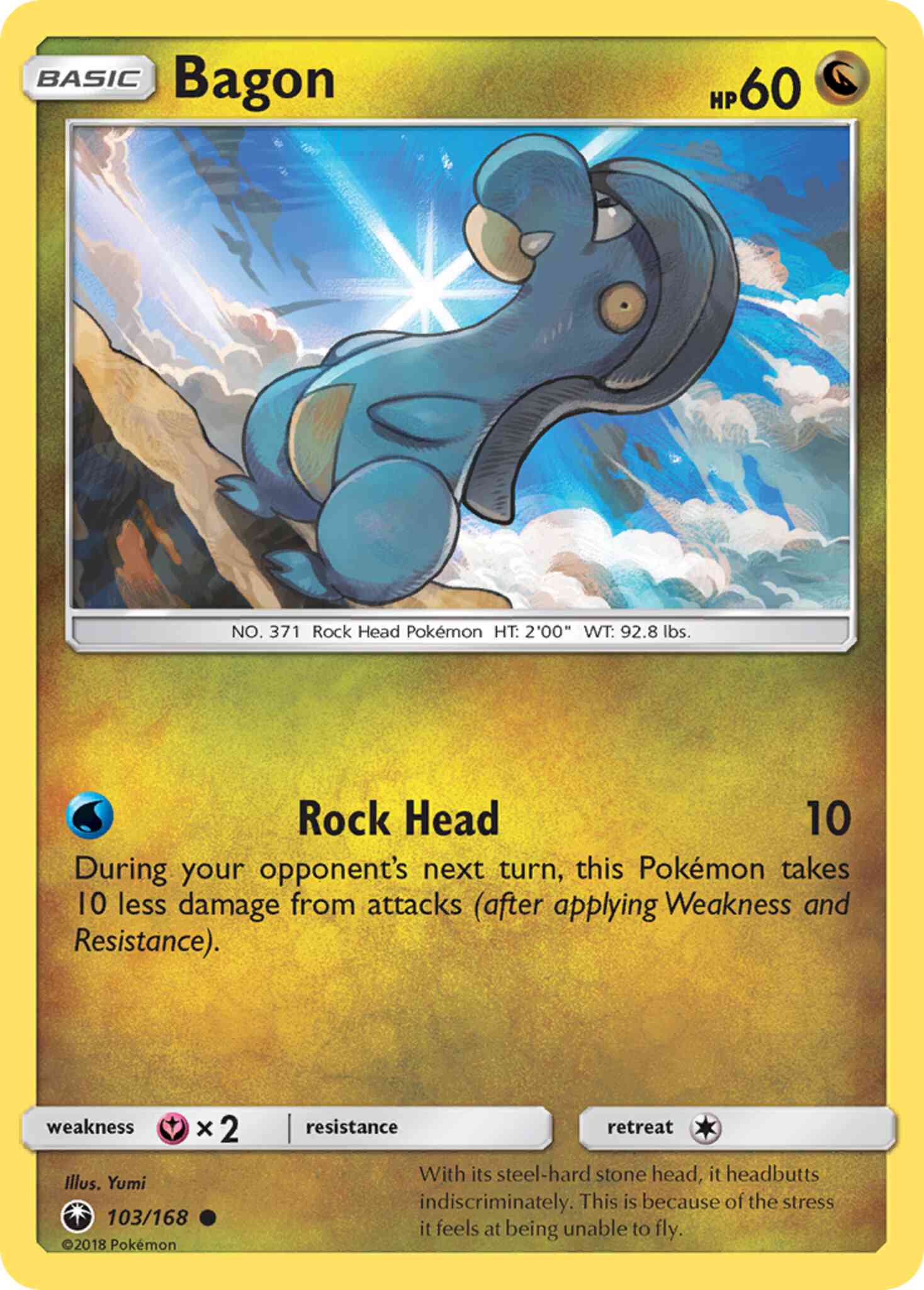 Common sm7-103 non-holo – Pokémon Bagon - 103/168 - Common [sm7-103] [Non-Holo]