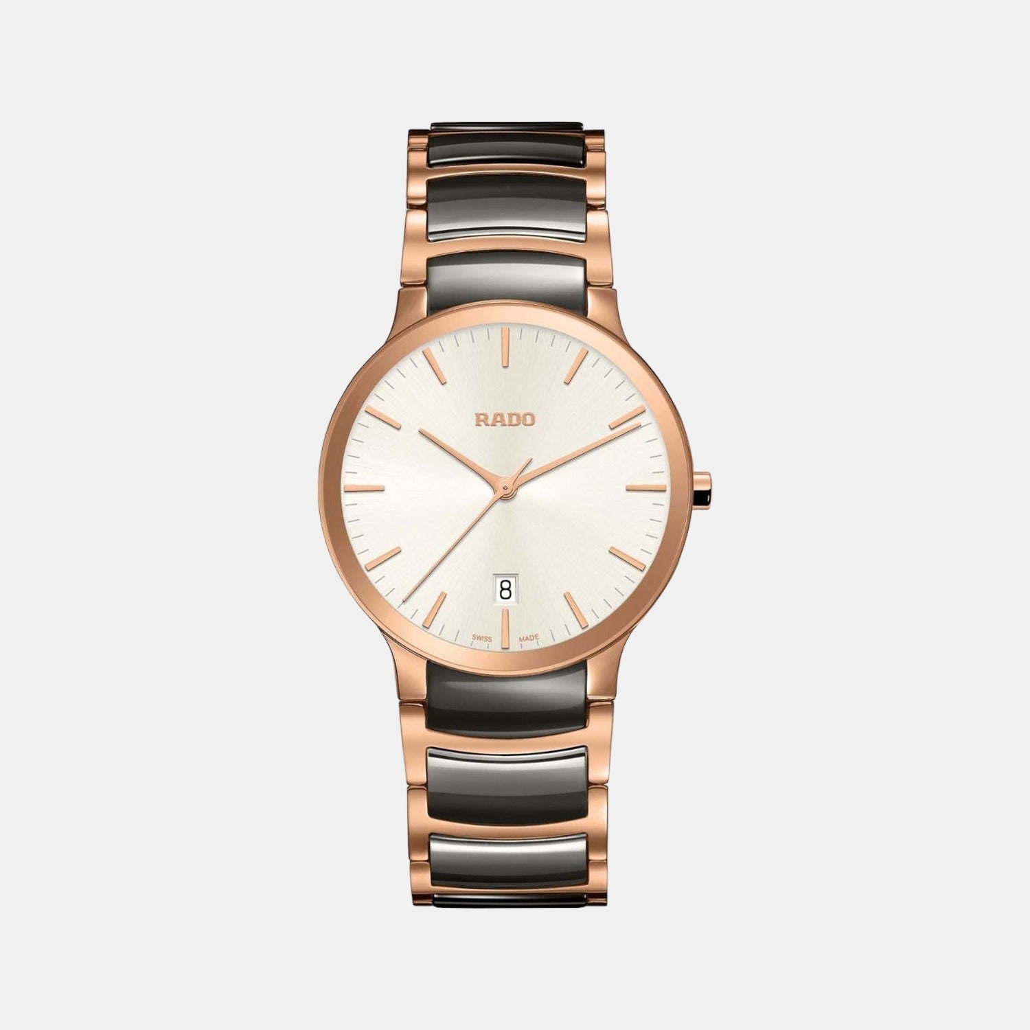 Rado Centrix Men Automatic White Dial Analog Stainless Steel Watch R30554022