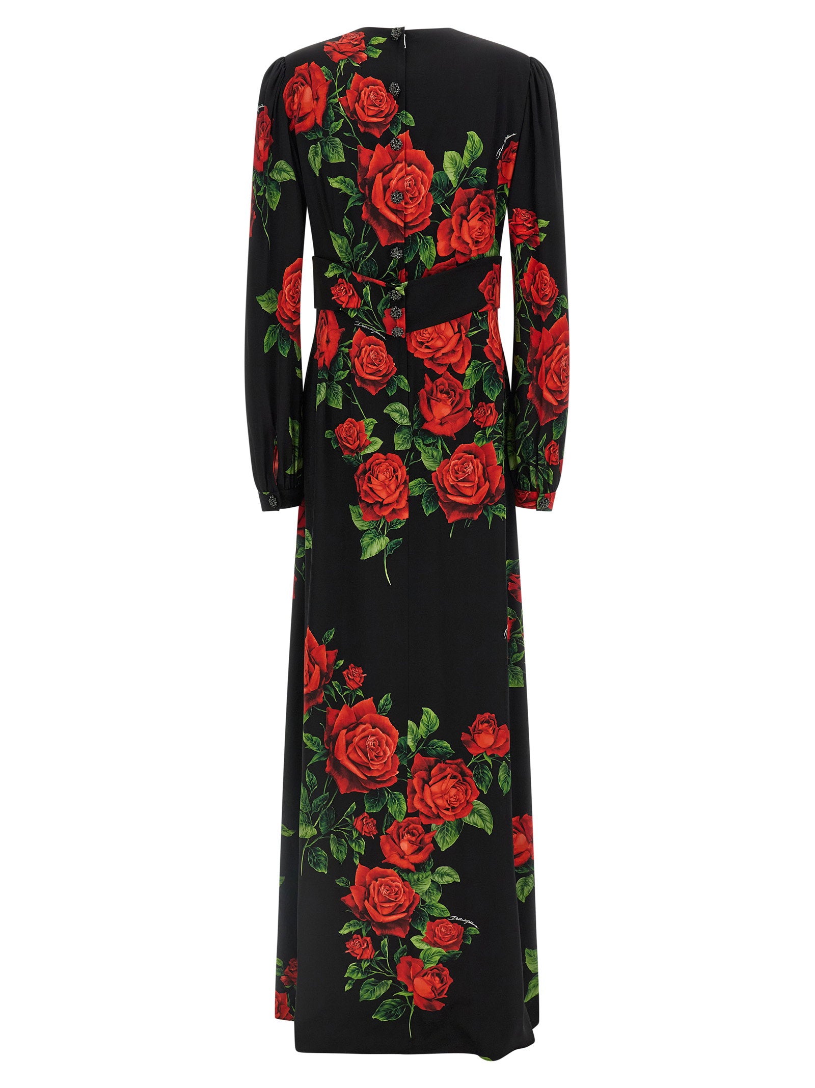 Dolce & Gabbana Rose Dress – 89% silk, 11% elastane - view 2