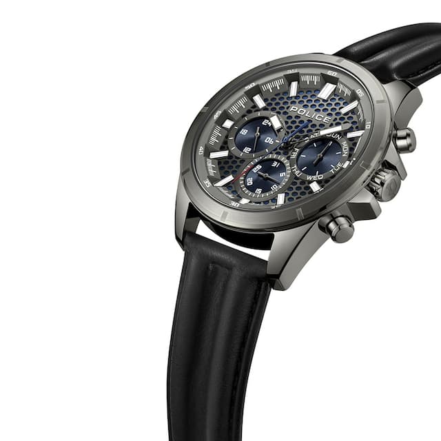 Police Malawi Blue Dial