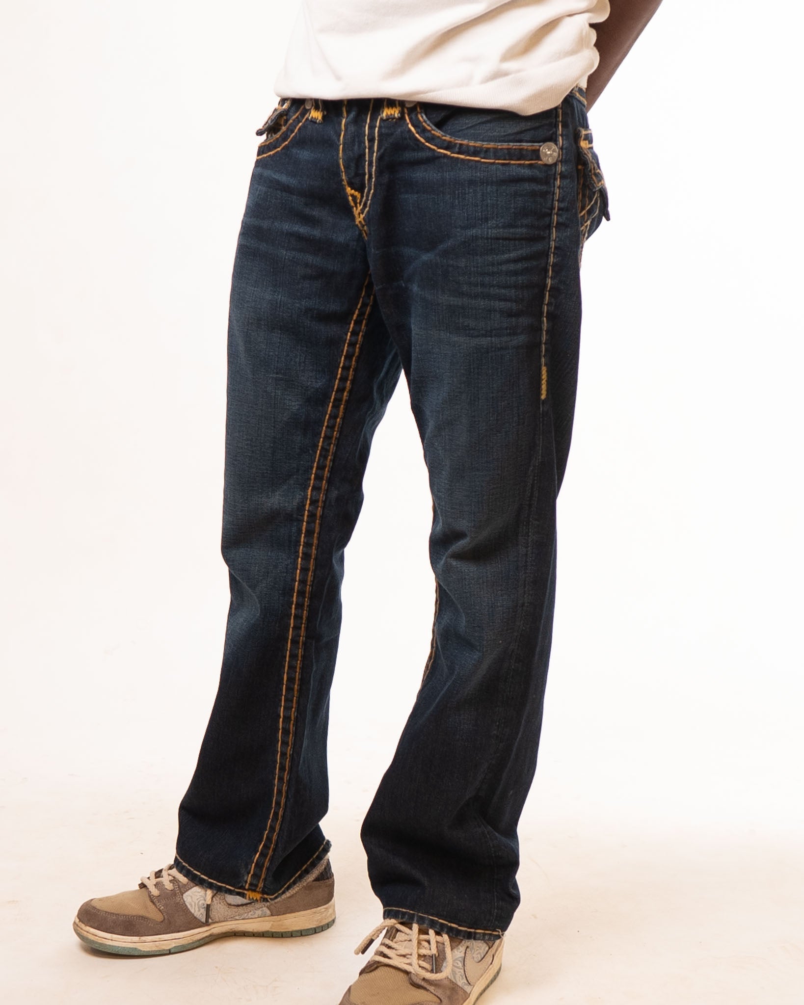 True Religion Ricky Relaxed Straight Jeans - view 2