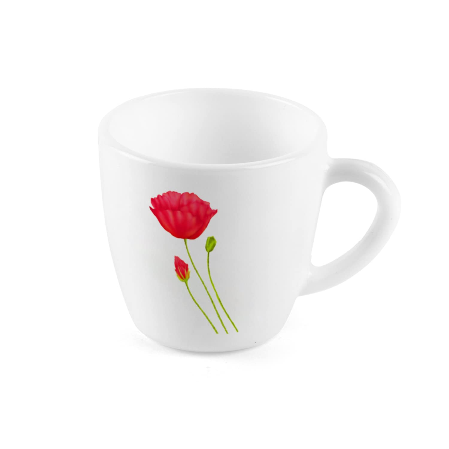 Cello Imperial Red Poppy Ricca Mugs, 6 Pieces - view 6