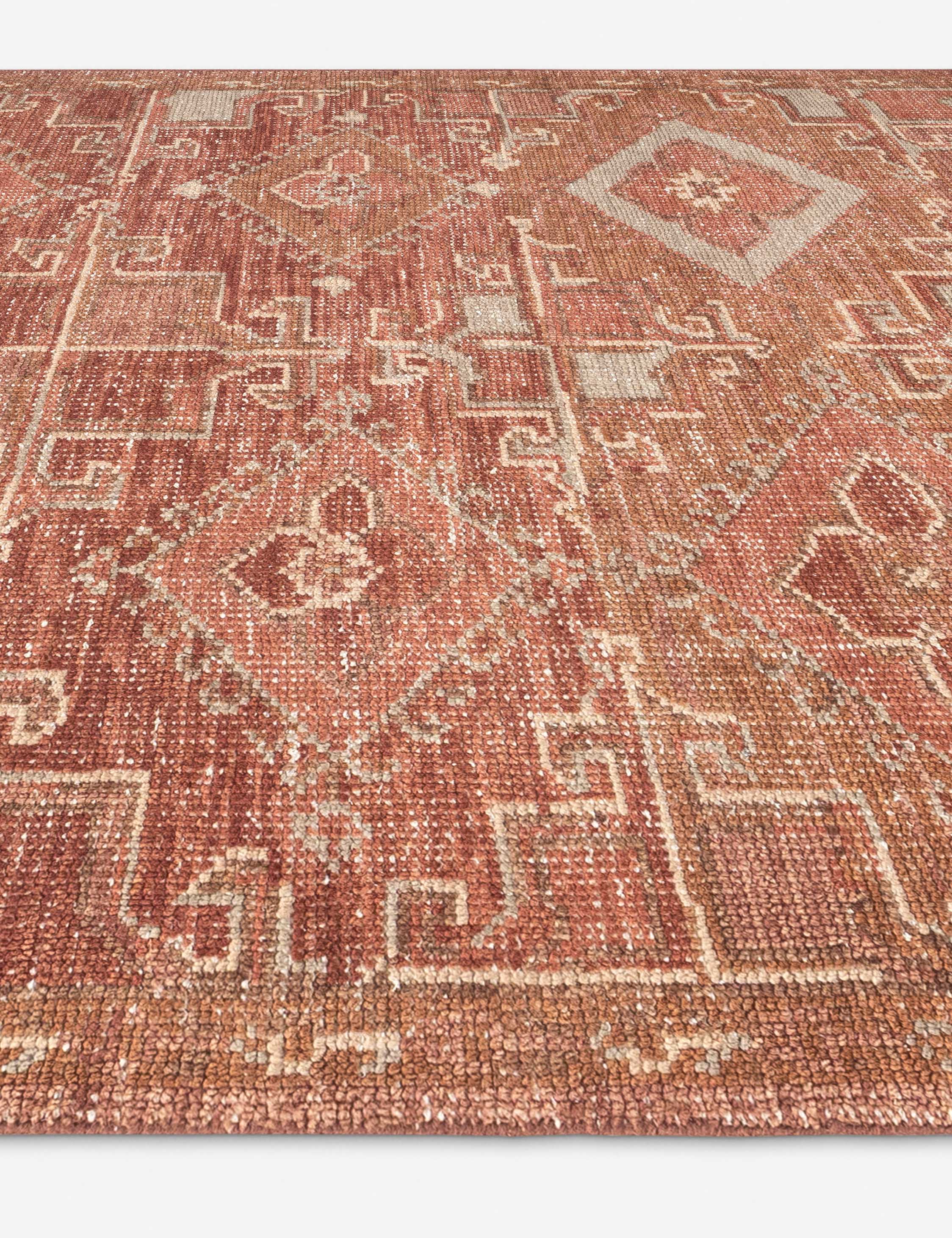 Lulu and Georgia Ihsan Hand-Knotted Wool Rug – Red - view 2